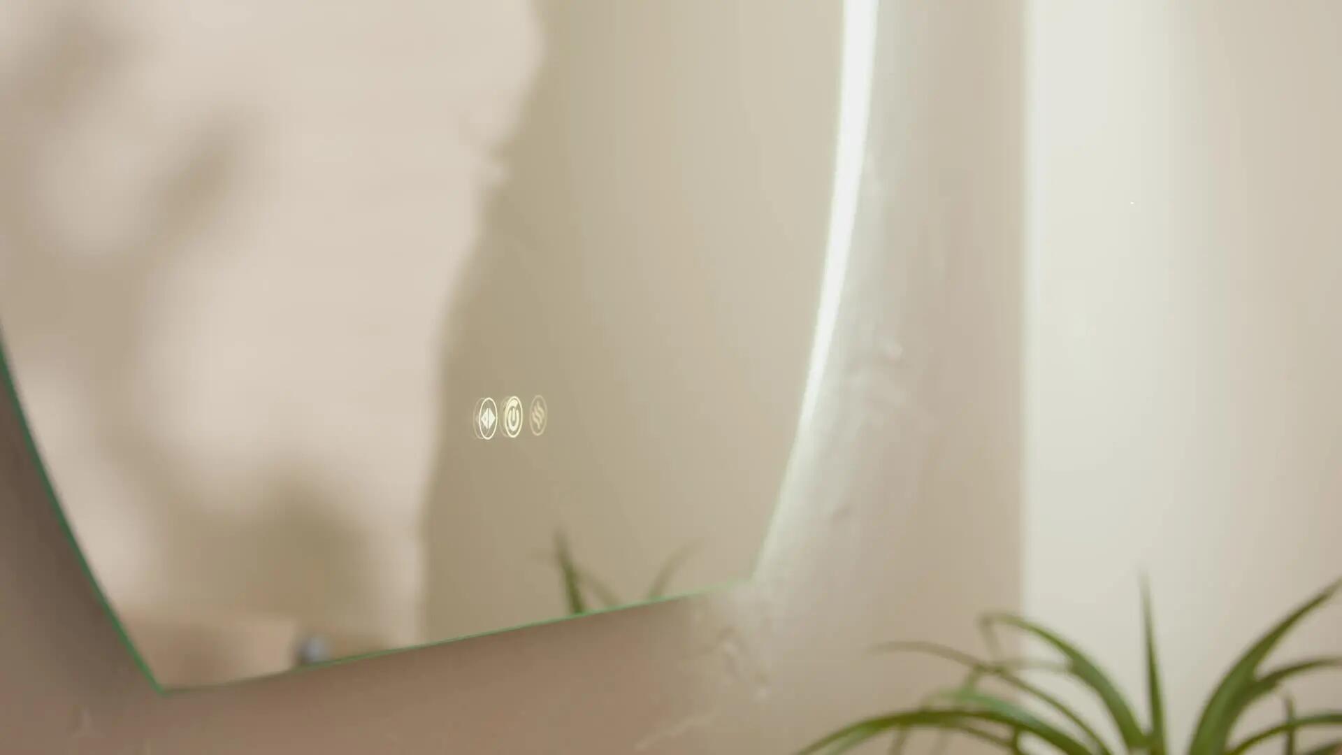 miroir lumineux neo line elipse sensea