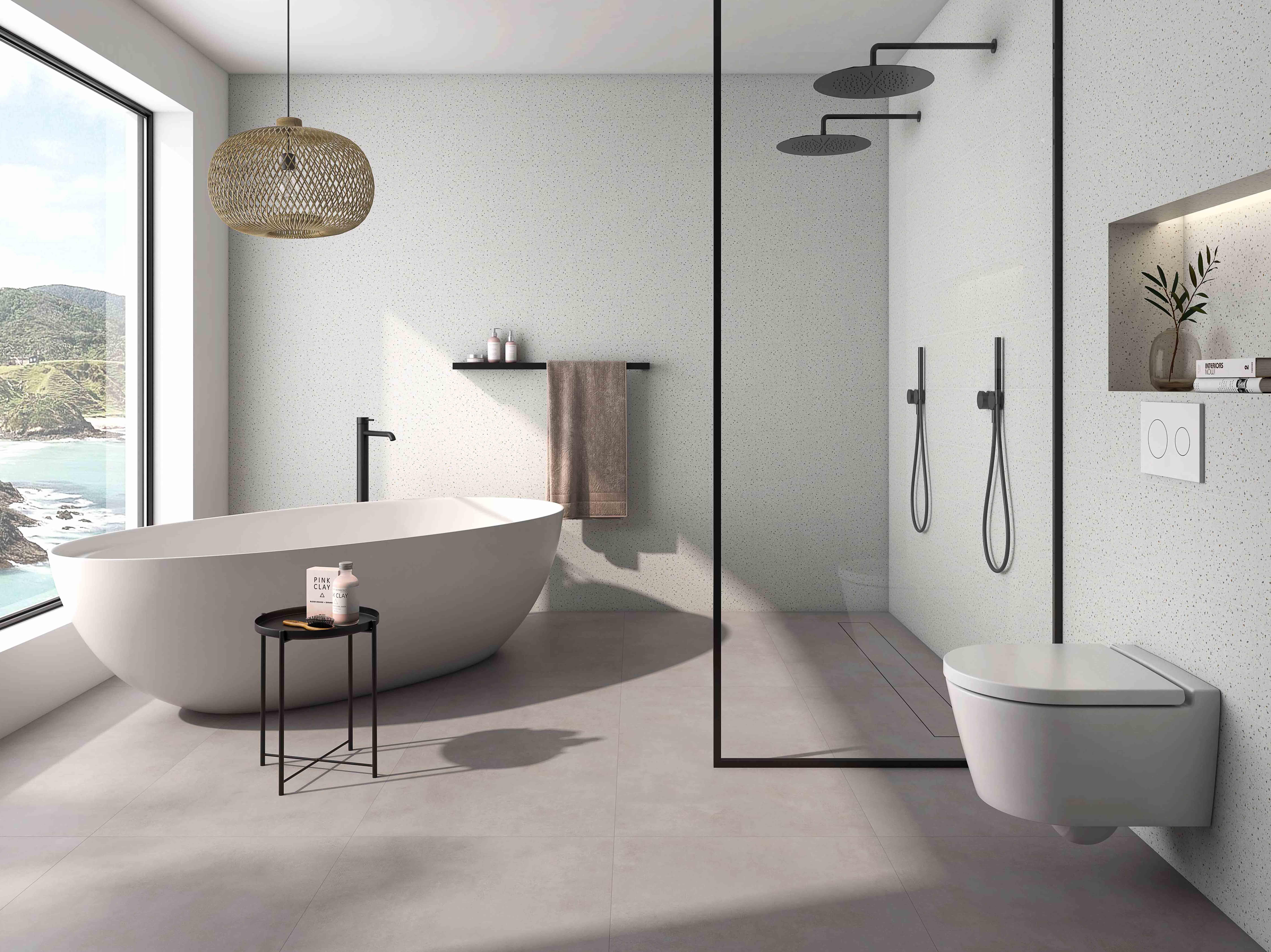 Suelo porcelánico duna efecto cemento greige 60x60 cm c1 roca tiles