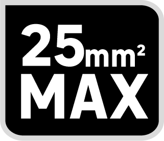 Regleta 12 polos 25mm negra LEXMAN - 3