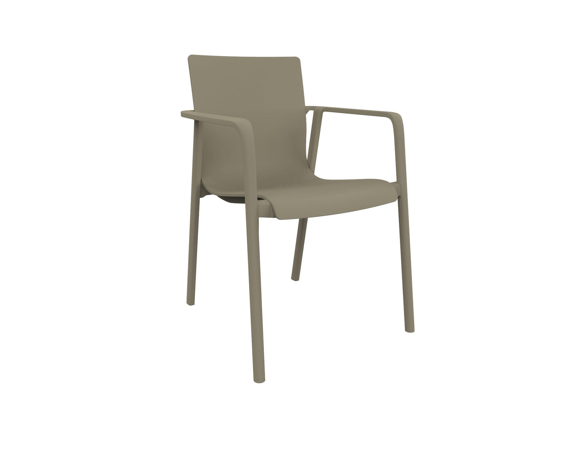 silla de jardin porto de acero blanco  topo