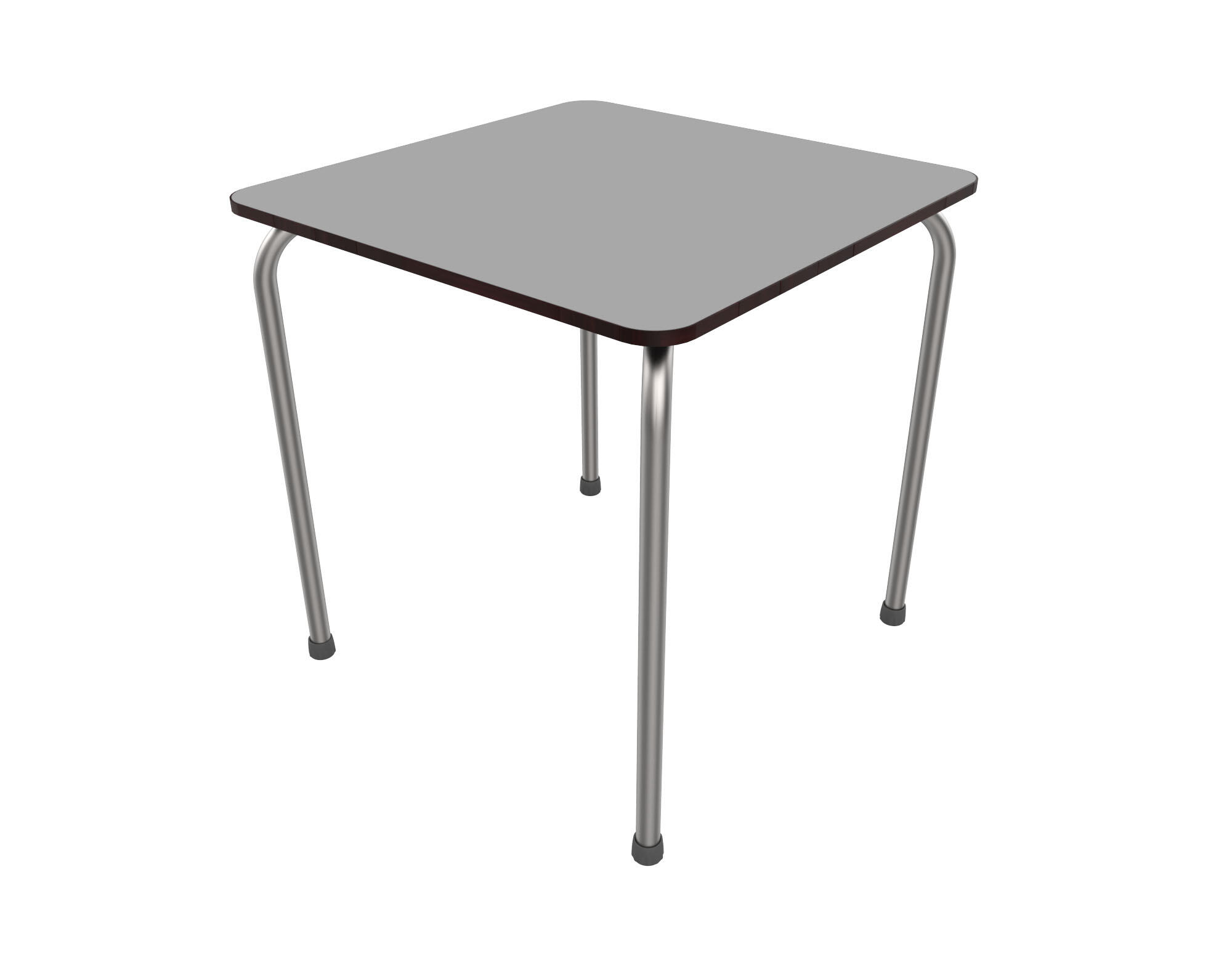 Mesa de jardín bahia de acero gris de 70x79x70 cm