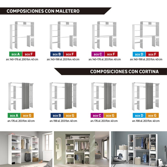 cortinas vestidor