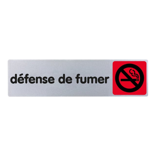 Panneau Défense de fumer personnalisé