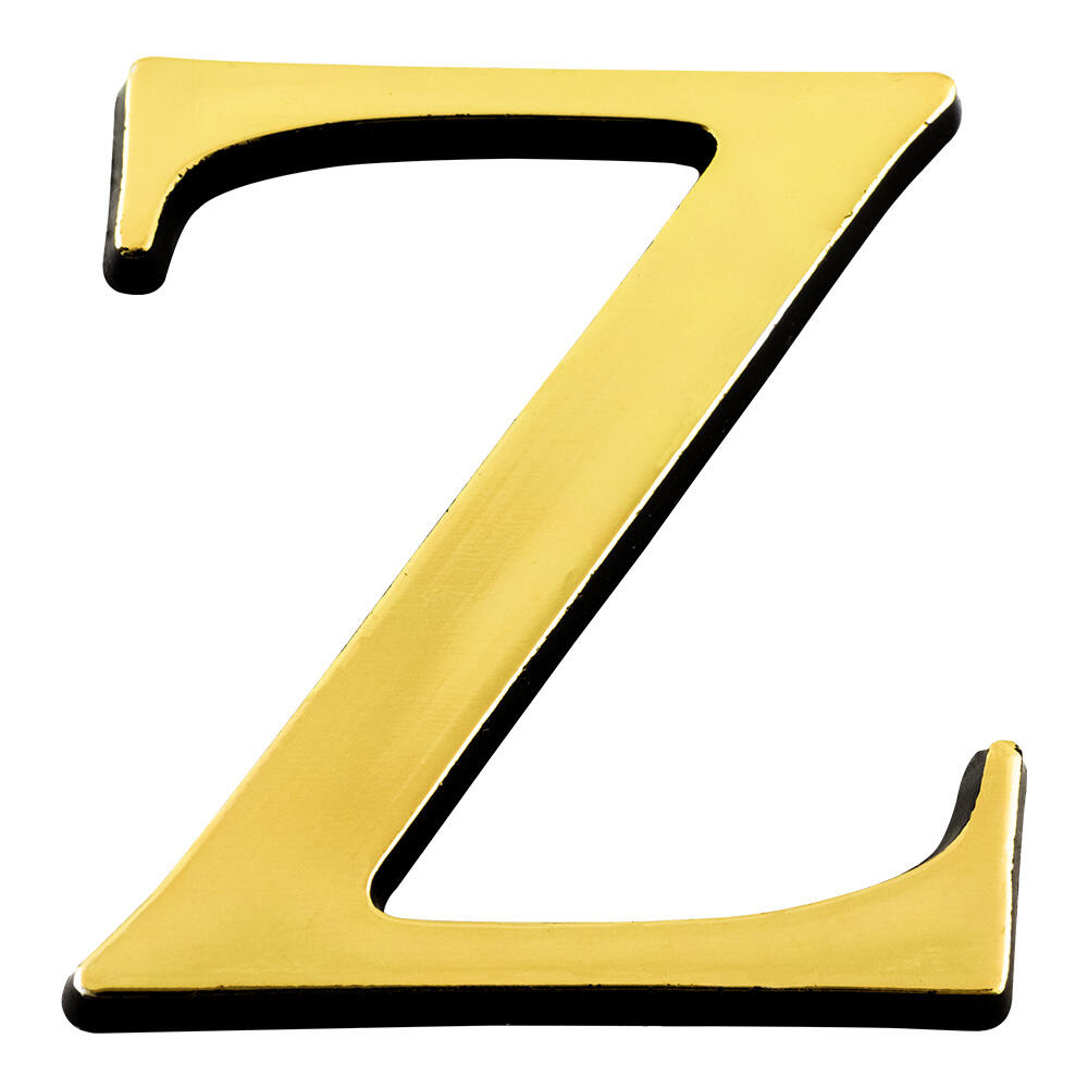 Lettre Décorative Z En Métal Galvanisé - Hauteur 12 Cm - Alphabet - Glorex