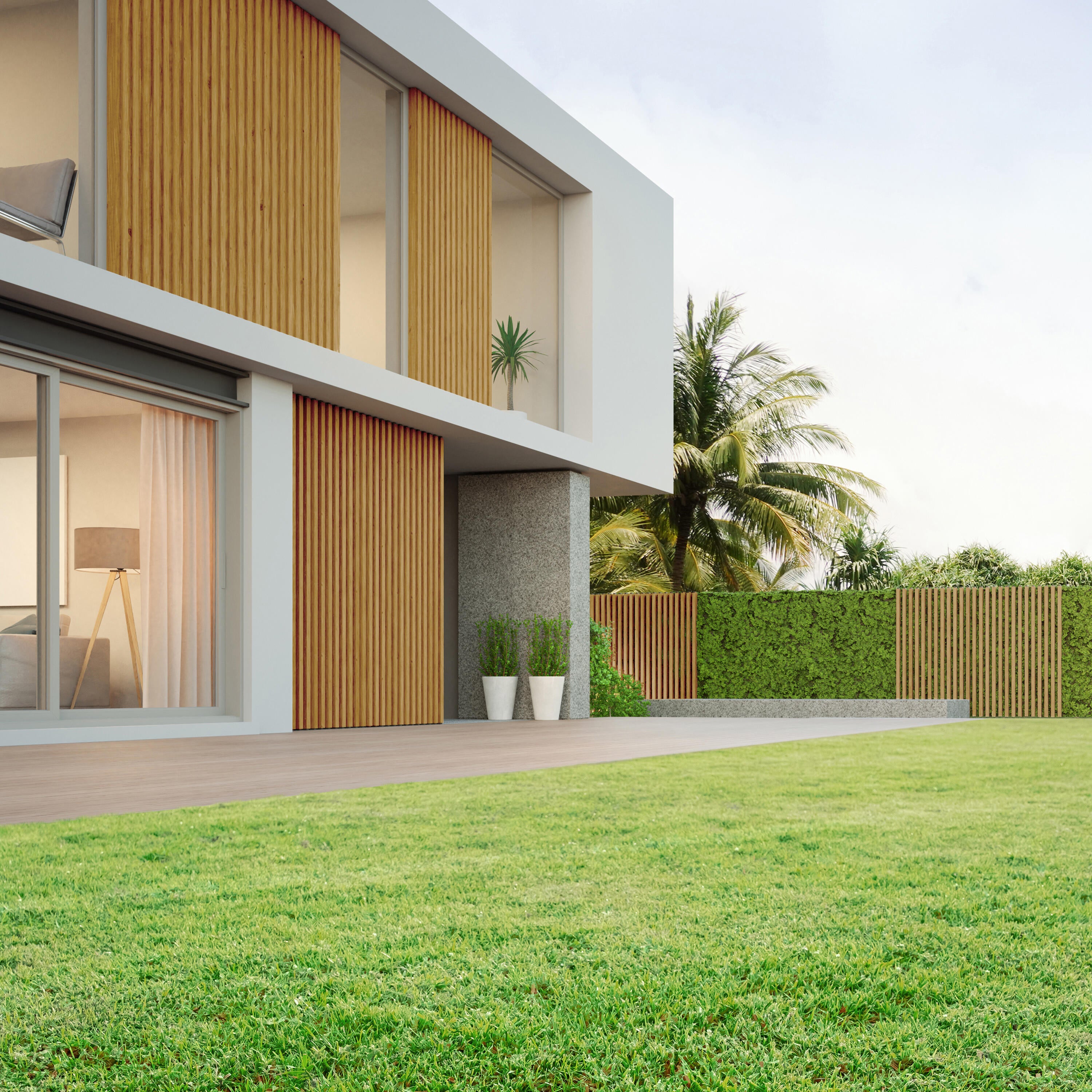 Impregnante per legno da esterno a base acqua LUXENS Biobased rovere satinato 0.75 lt, 8 anni di protezione. - 3