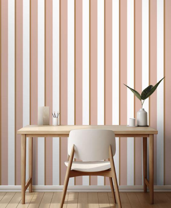 Papier peint intissé Ferdinand INSPIRE rose - 5