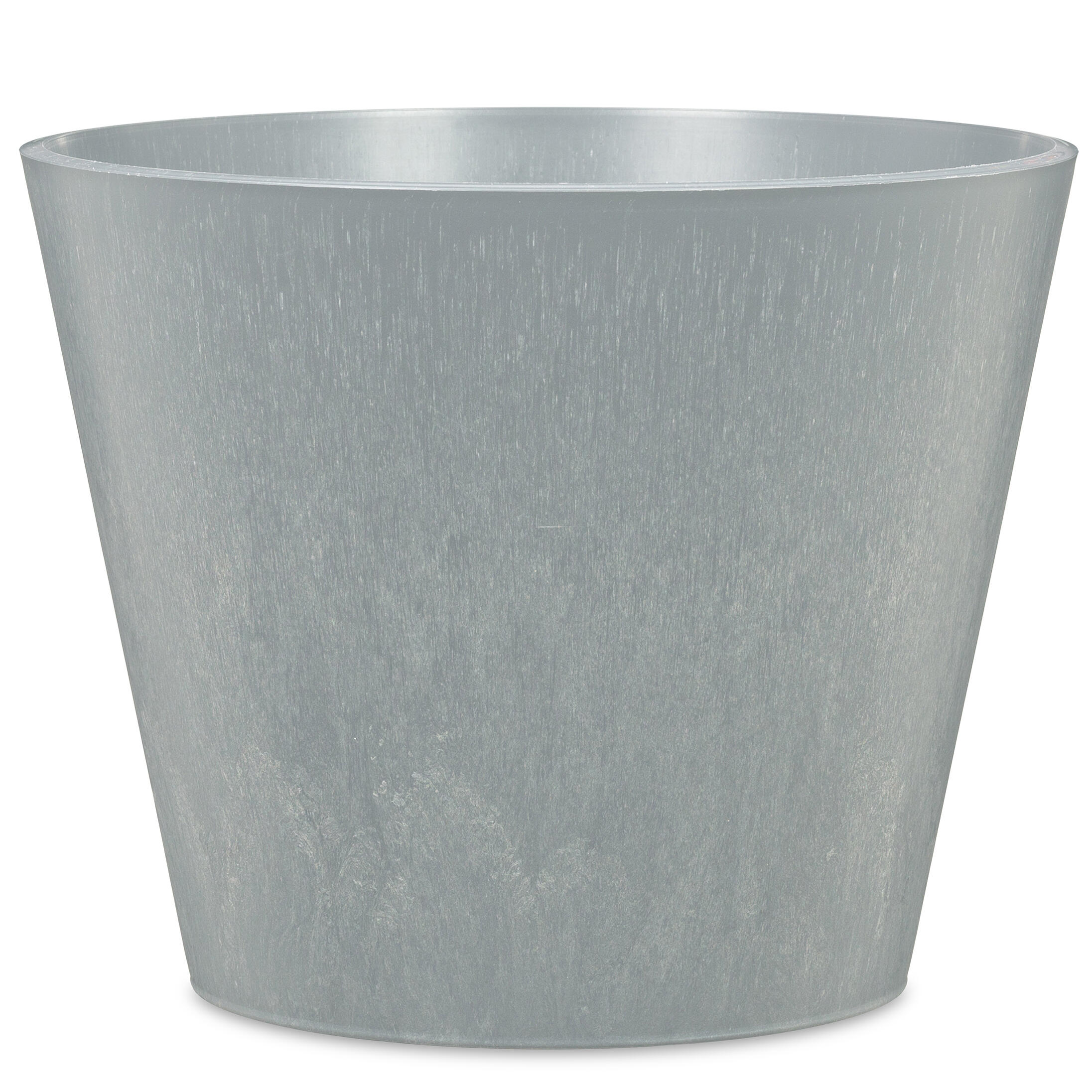 Maceta con reserva de agua purista+ gris ø 30 cm