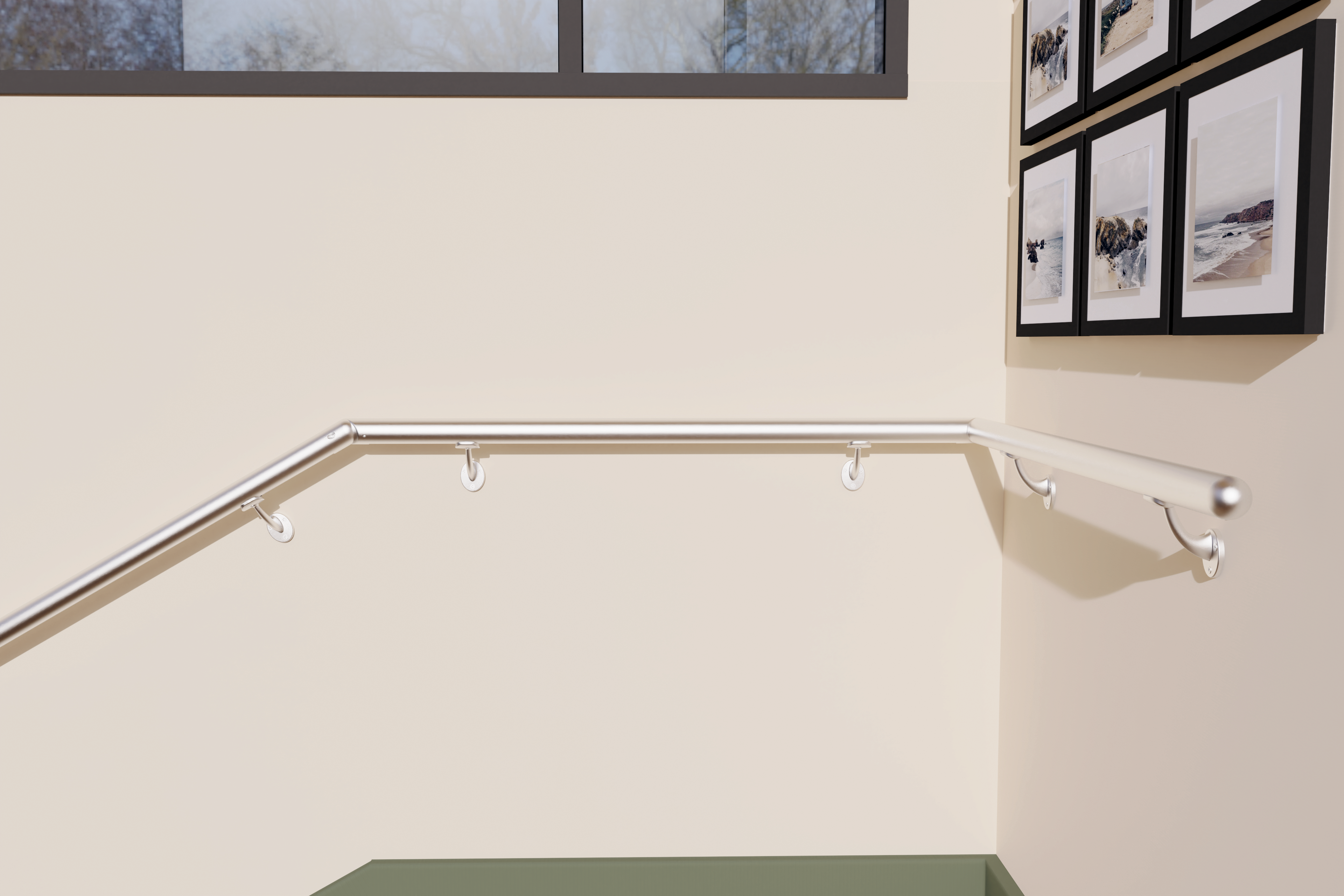 Articulation aluminium poli pour main courante OBAPI - 3