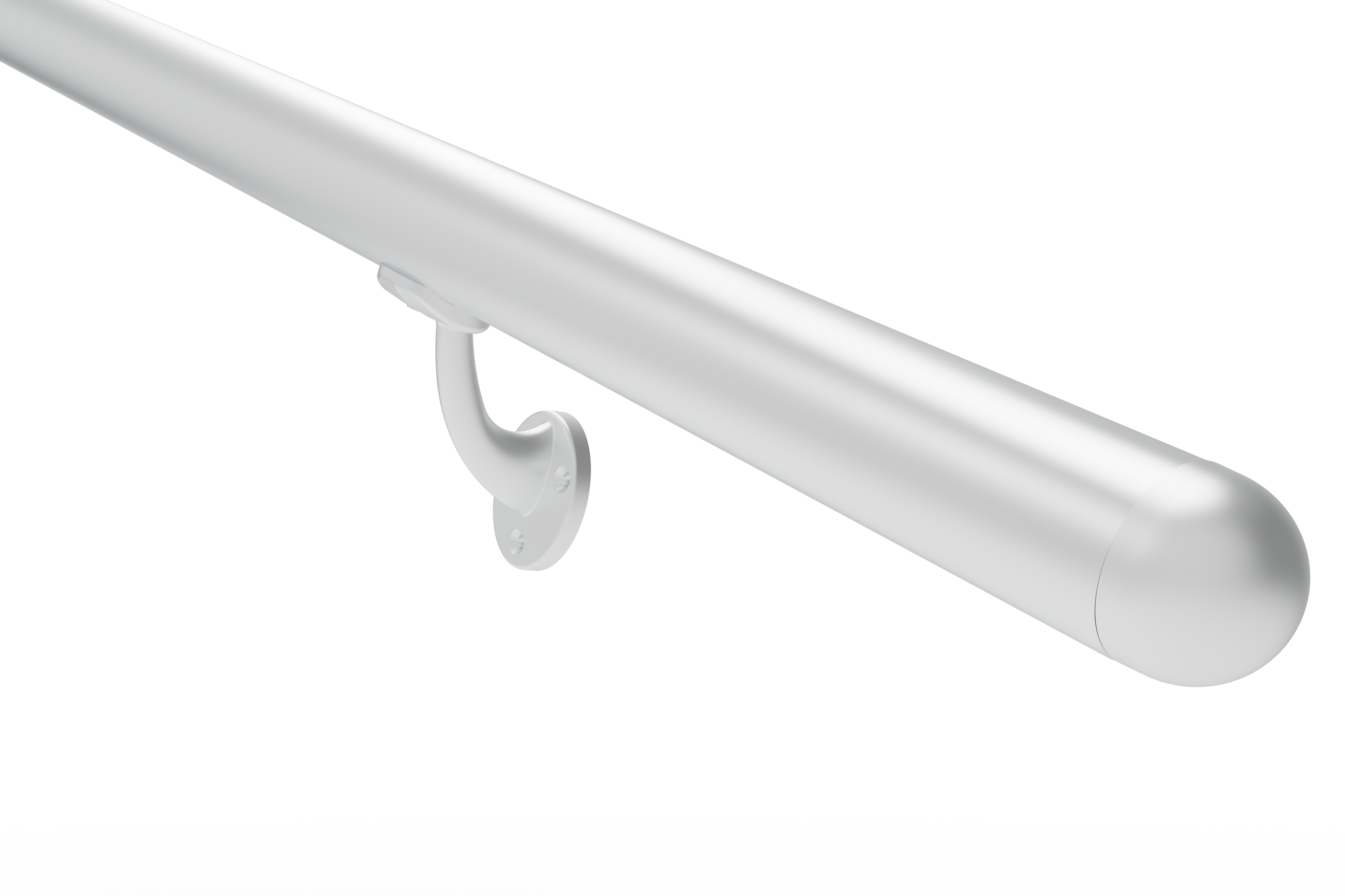 2 embouts aluminium poli pour main courante OBAPI - 2