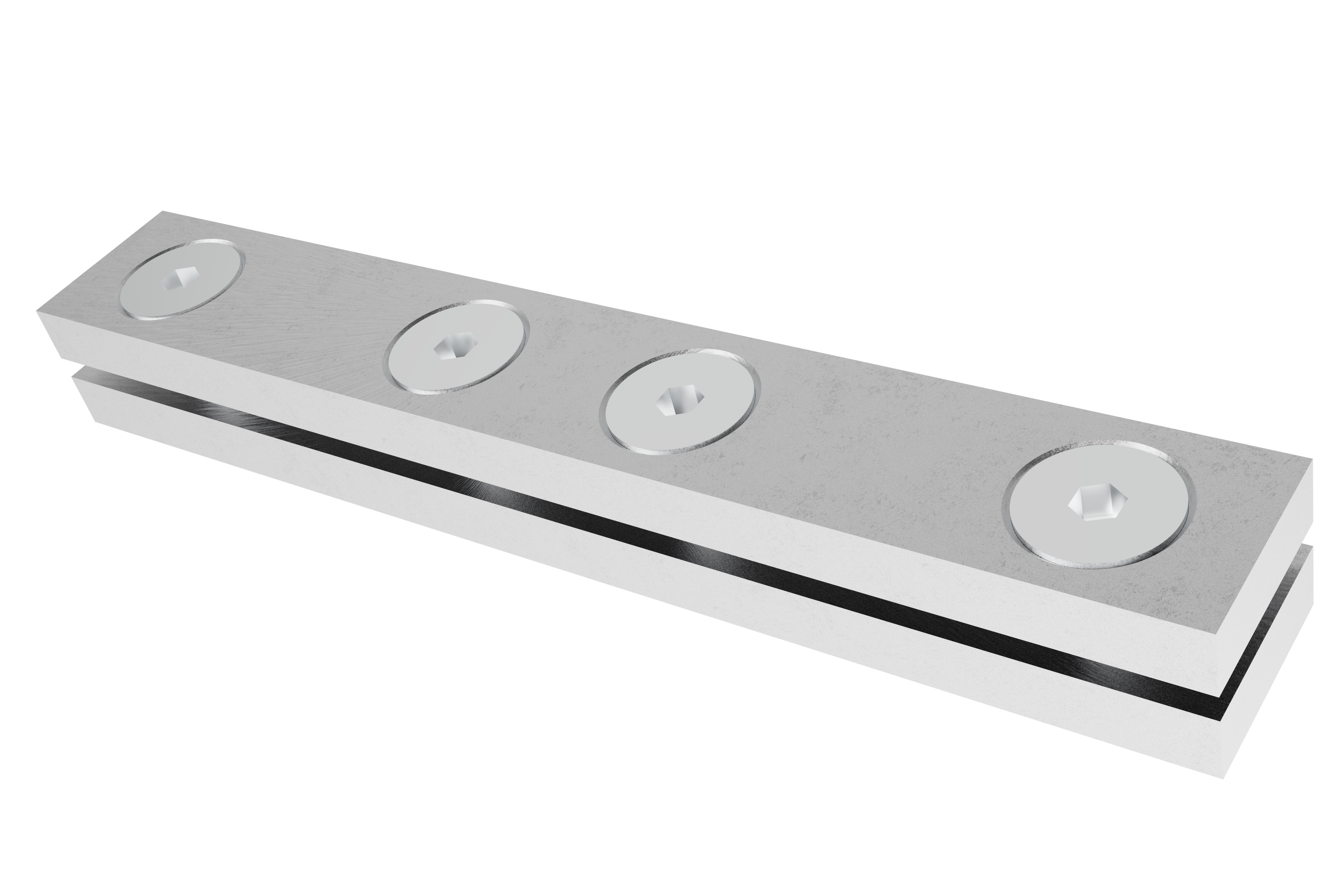 Liaison droite pour main courante aluminium OBAPI - 2