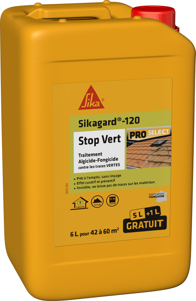 SIKA Stop traitement pour toitures, façades et terrasses 6 L