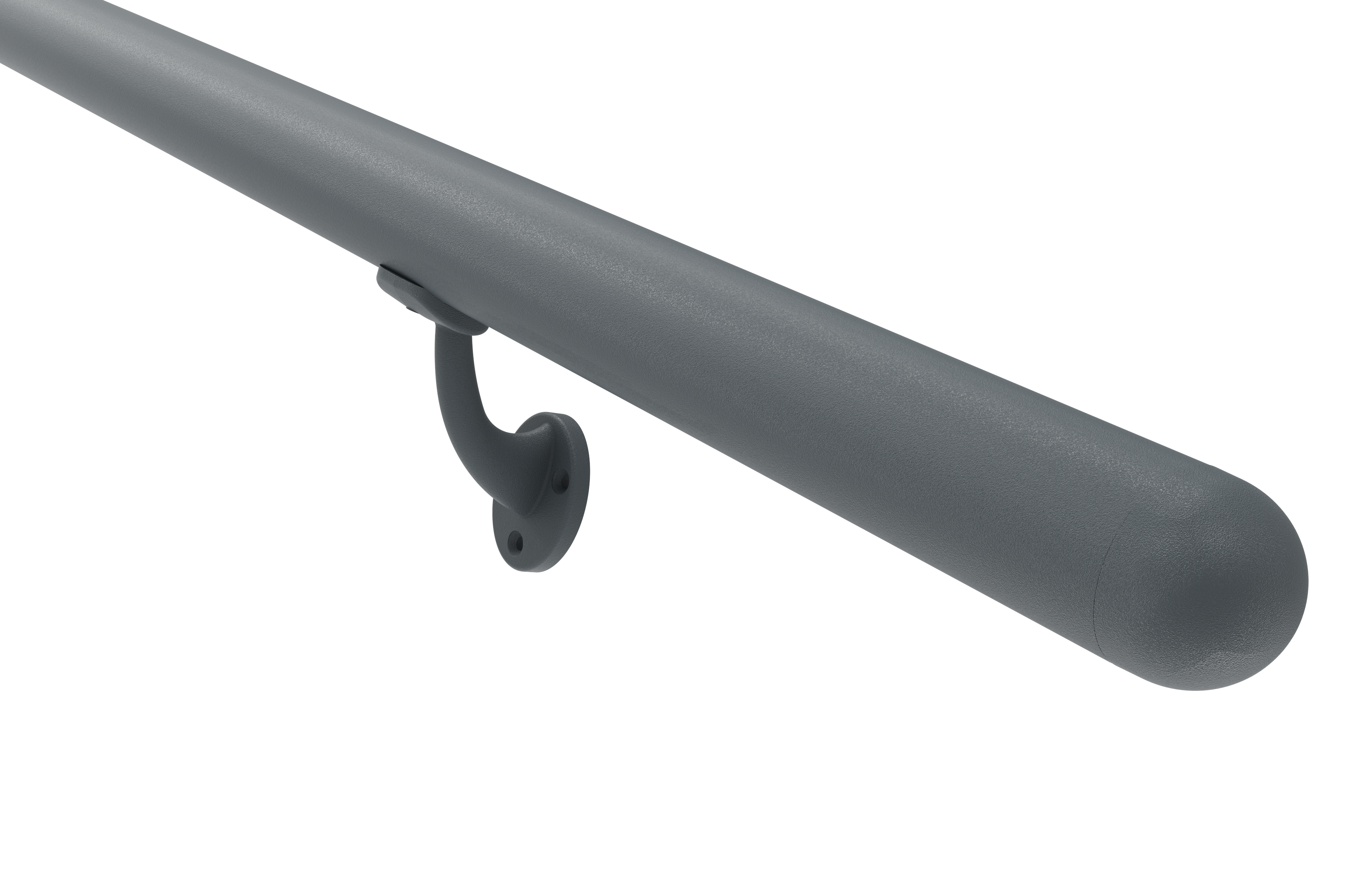 2 embouts aluminium gris foncé pour main courante OBAPI - 2