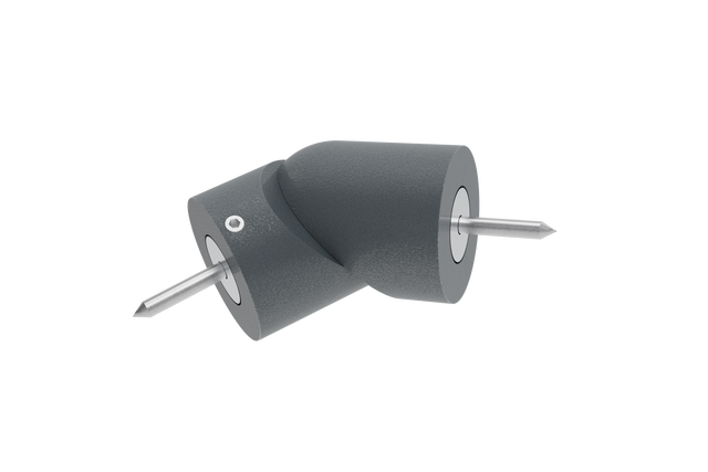 Articulation gris foncé pour main courante OBAPI