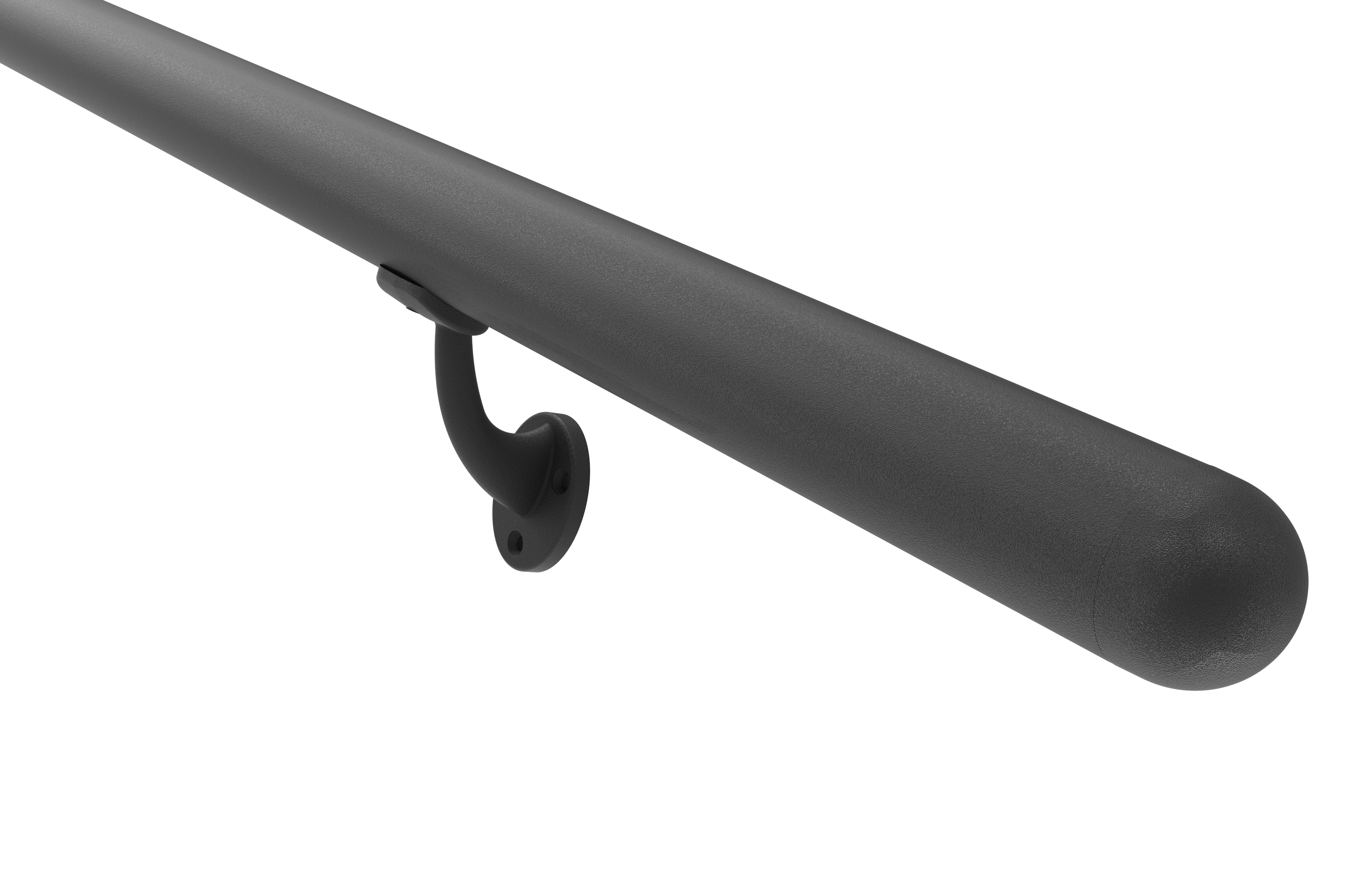 2 embouts alu noir pour main courante, OBAPI - 5