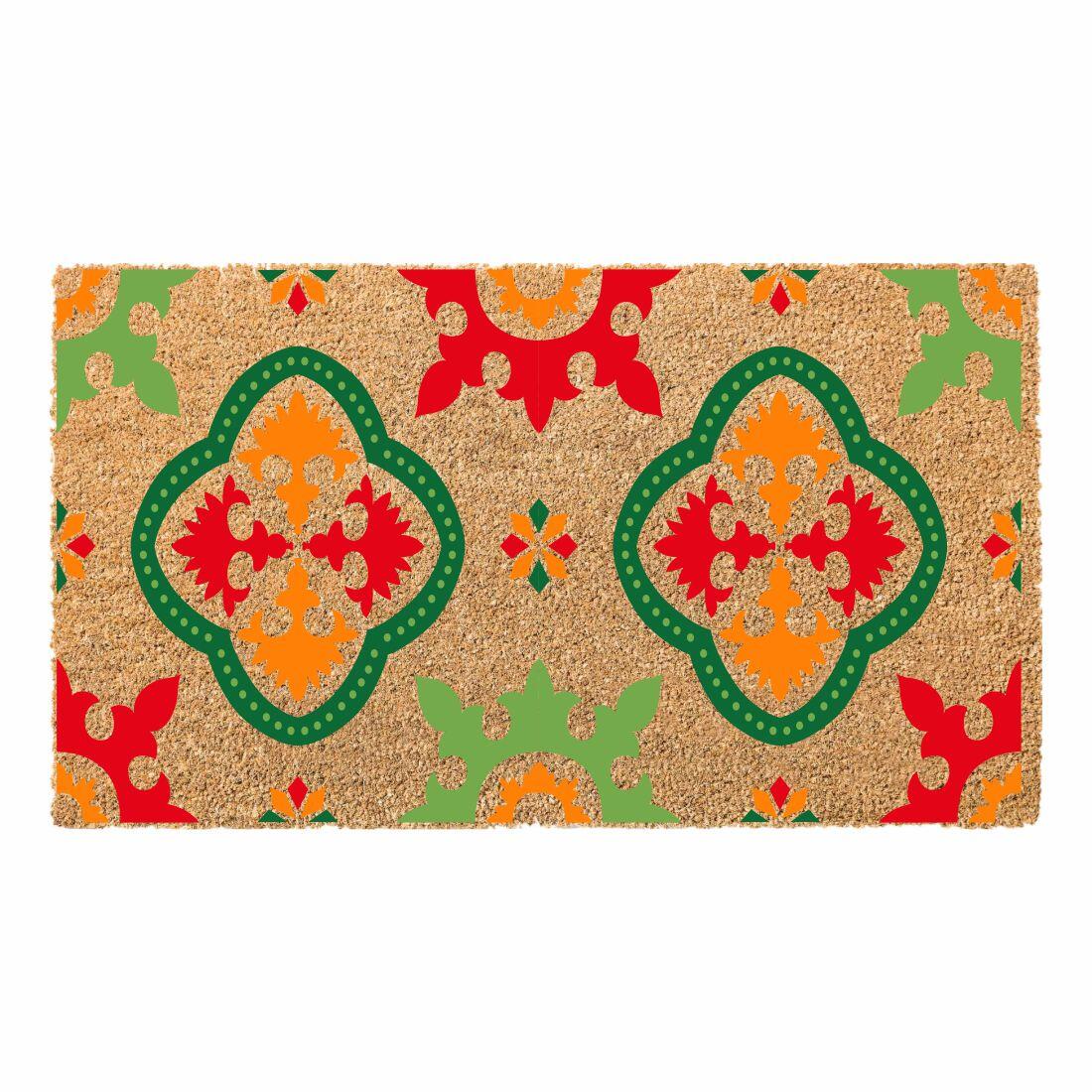 Zerbino Interno/Esterno Beige 40x60 Cm – Antiscivolo, Resistente Alle Intemperie Con Effetto Spazzola