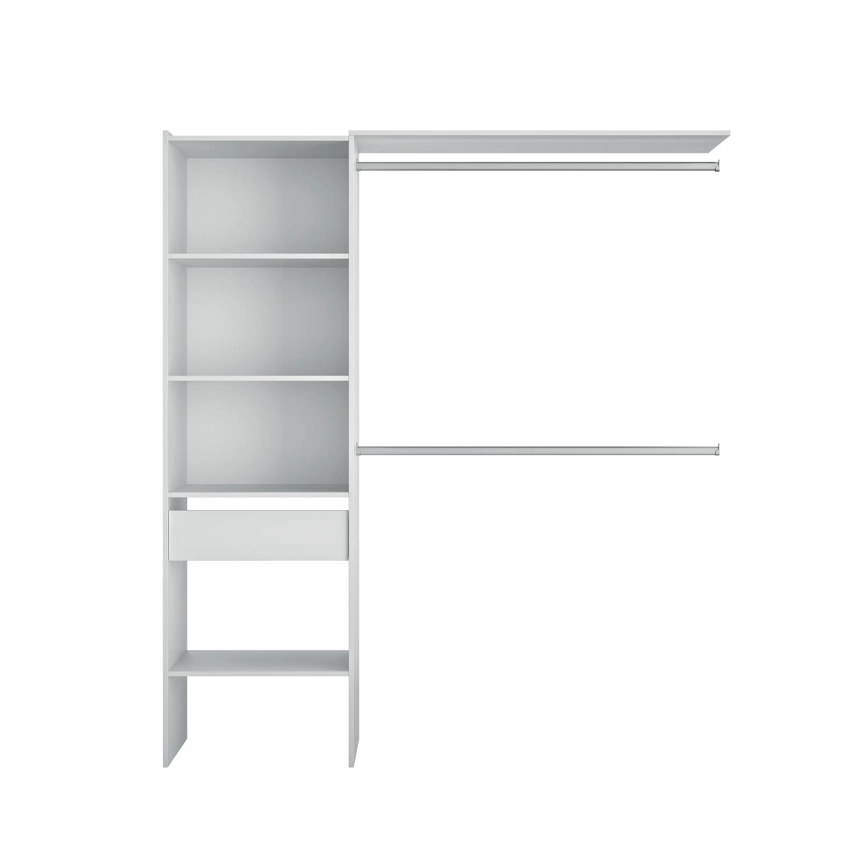 Kit dressing ajustable Robusto H.200.3xL.121.6 à 178.3xP.44.4 cm