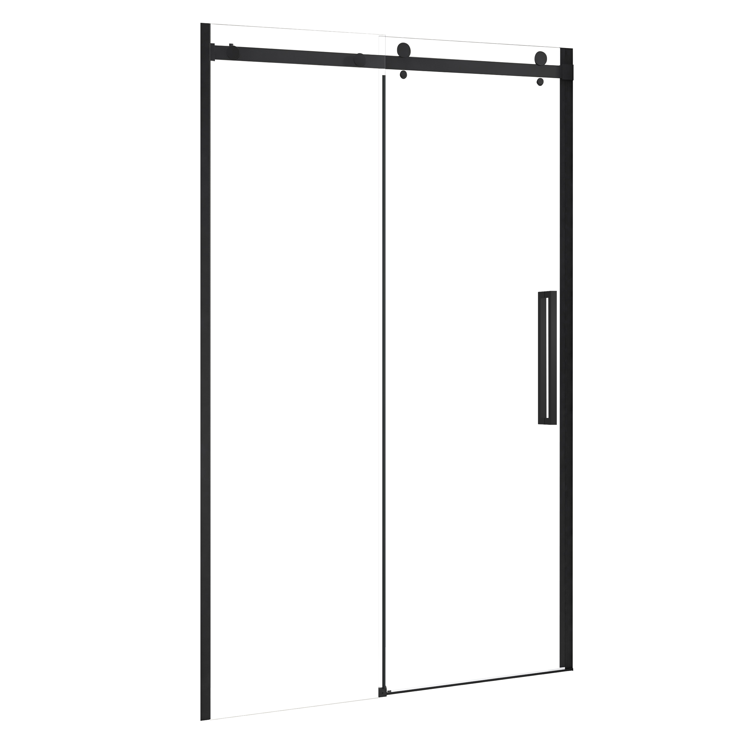 Drzwi prysznicowe przesuwne Alexa Black 100 x 200 Durasan