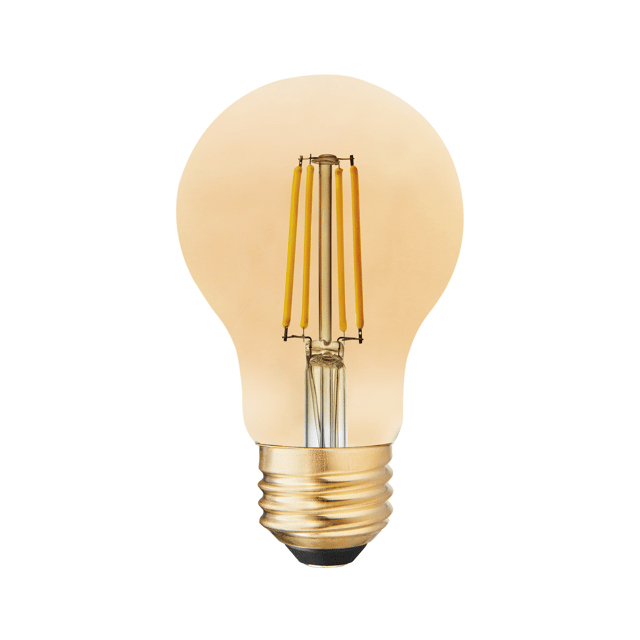 Ampoule E27 Ambre A60 470Lm 2700K - ZEIGER
