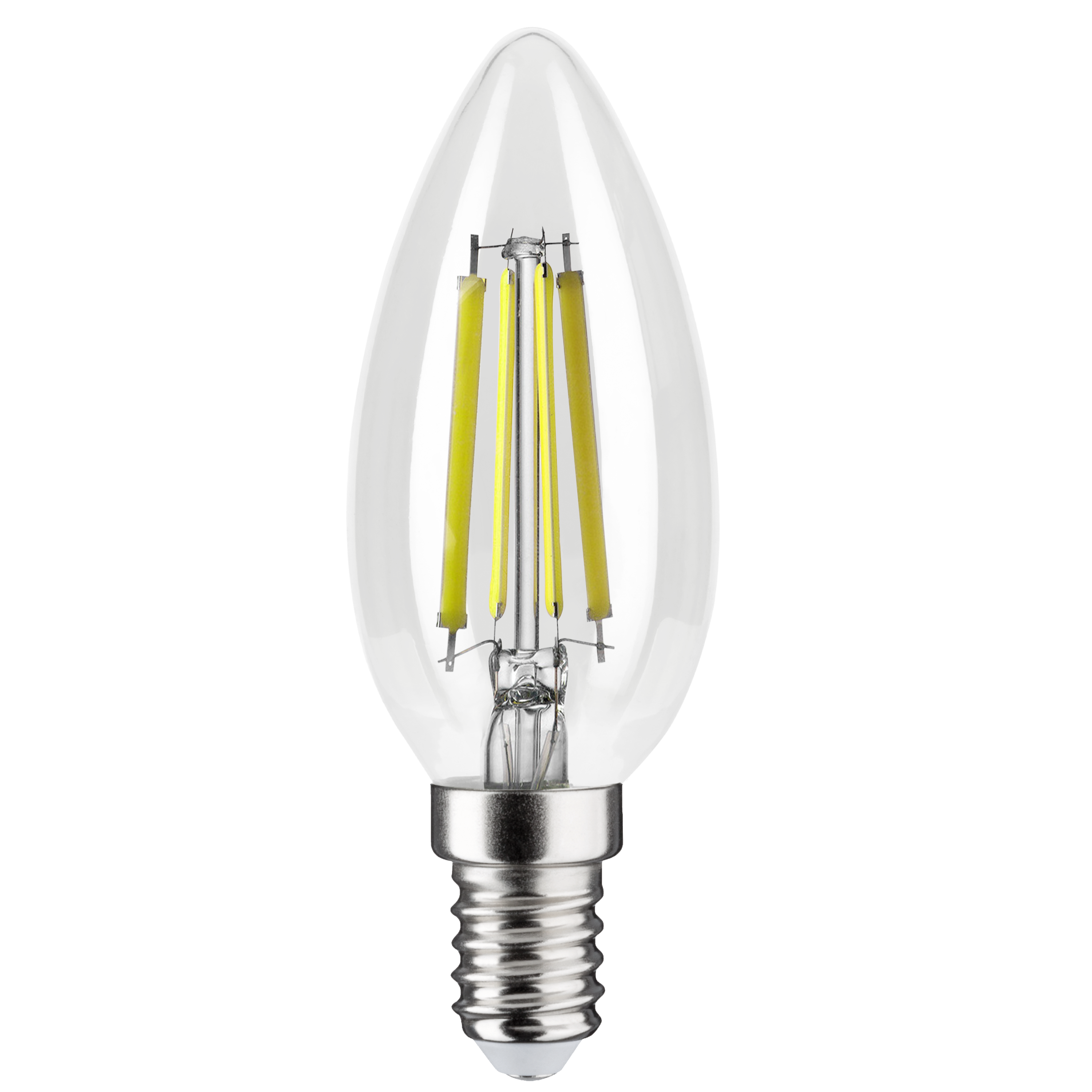 Ampoule led à filament, flamme E14, 255lm = 25W, blanc chaud, LEXMAN - 2