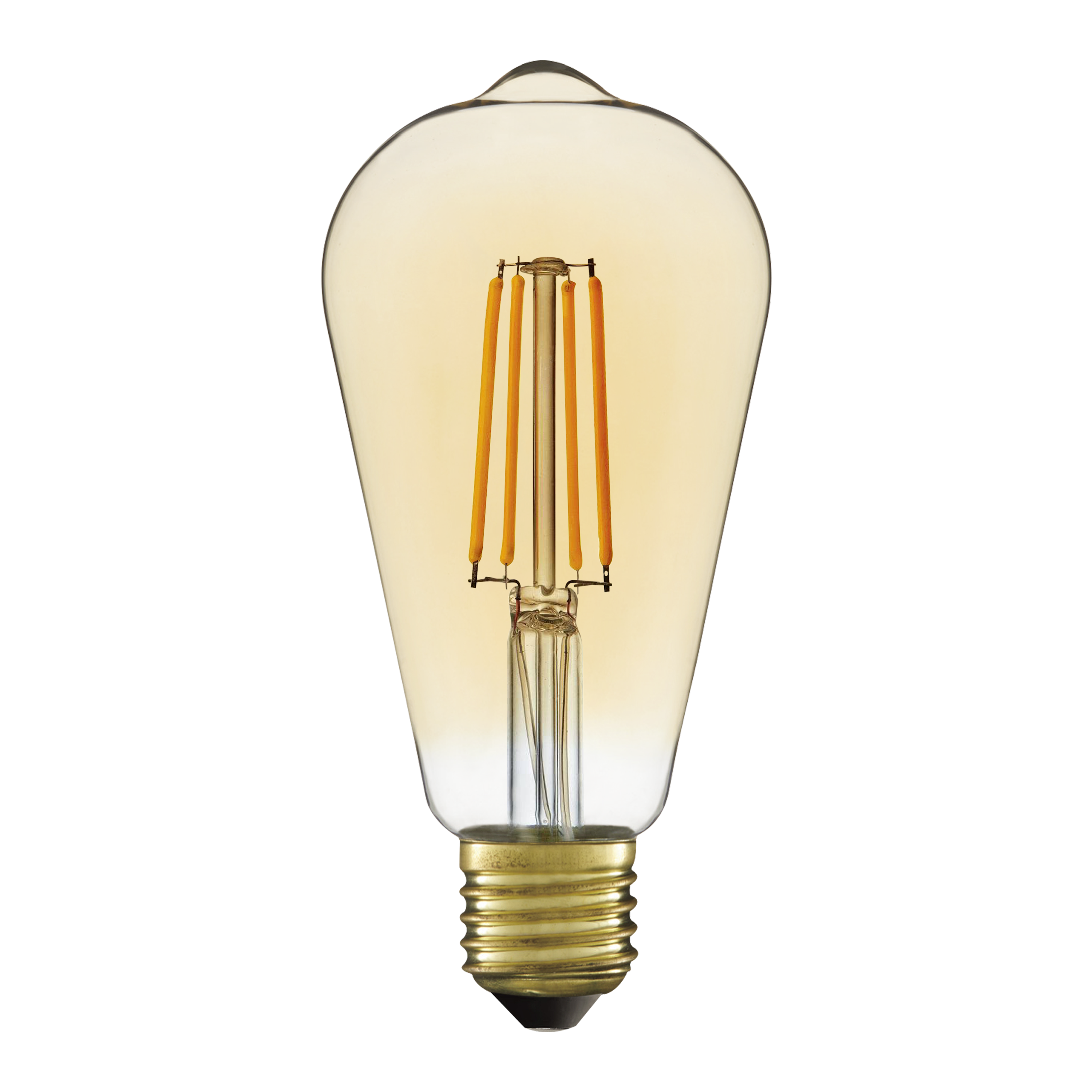 Bombilla decorativa LED filamento E27 Edison 470 lúmenes 4W color de la luz blanco cálido 2700K CRI 89-80 luz natural y fiel clase energética E - 2