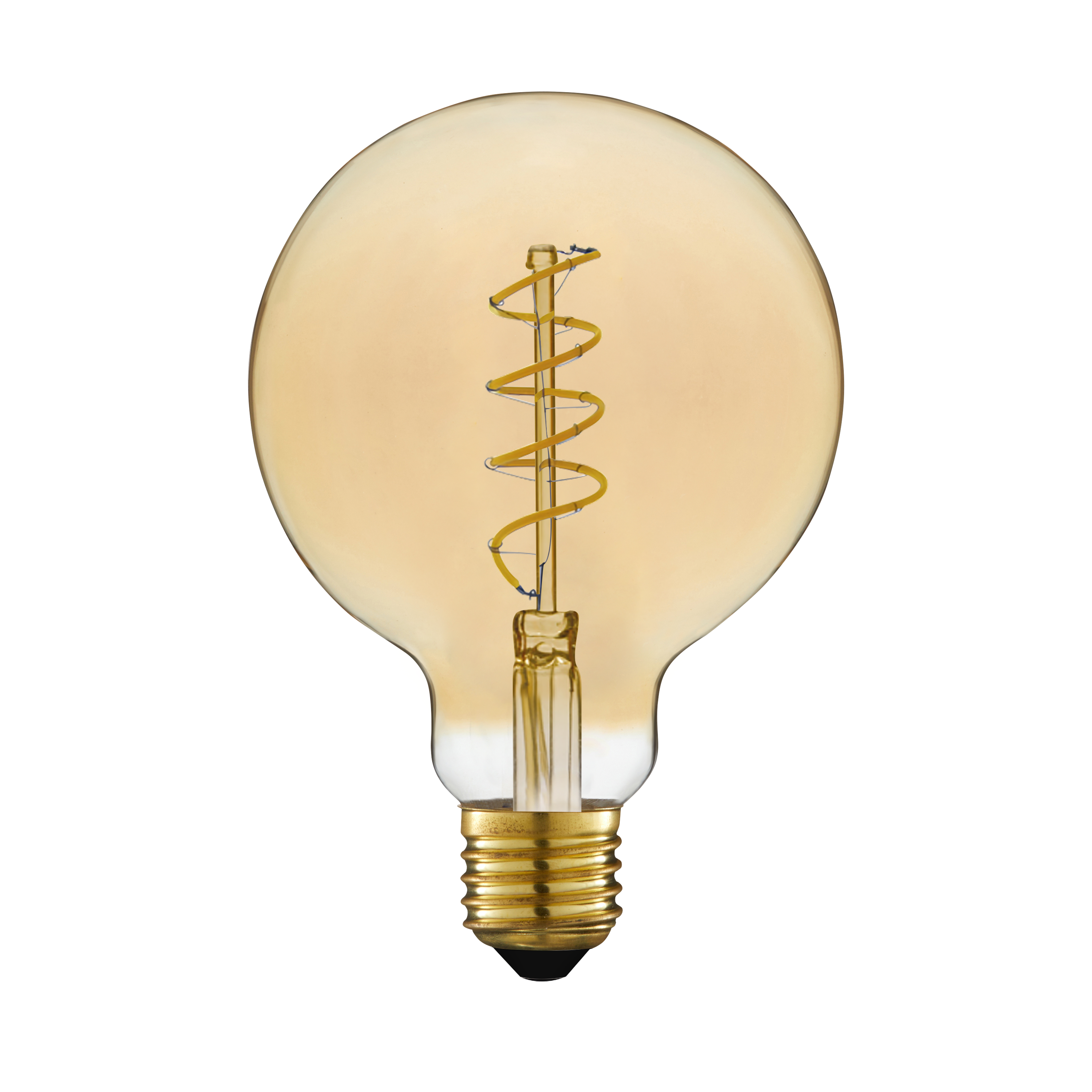 Lâmpada led filamentos G95 E27 420LM 2700K espiral LEXMAN - 3