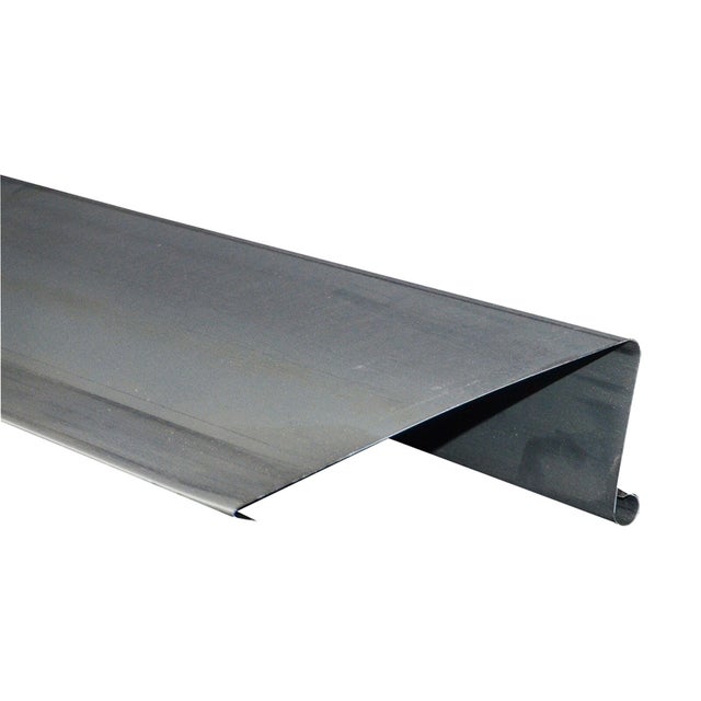 Gouttière nantaise à pince zinc LMC VIRANO dév.25 cm grise L.4 m