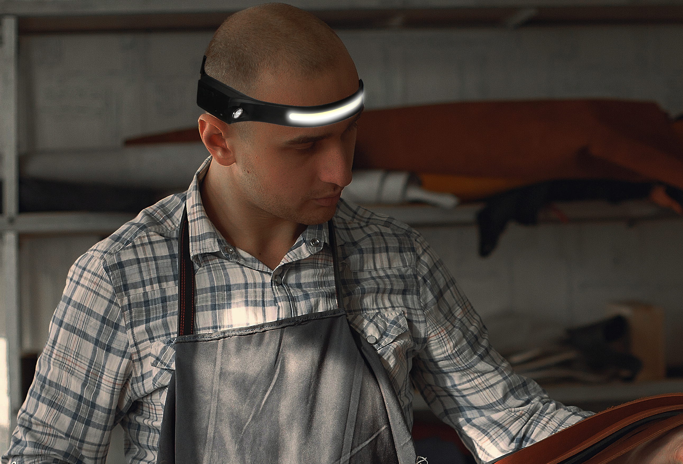 Lampe frontale rechargeable 4+2W ARLUX - 2