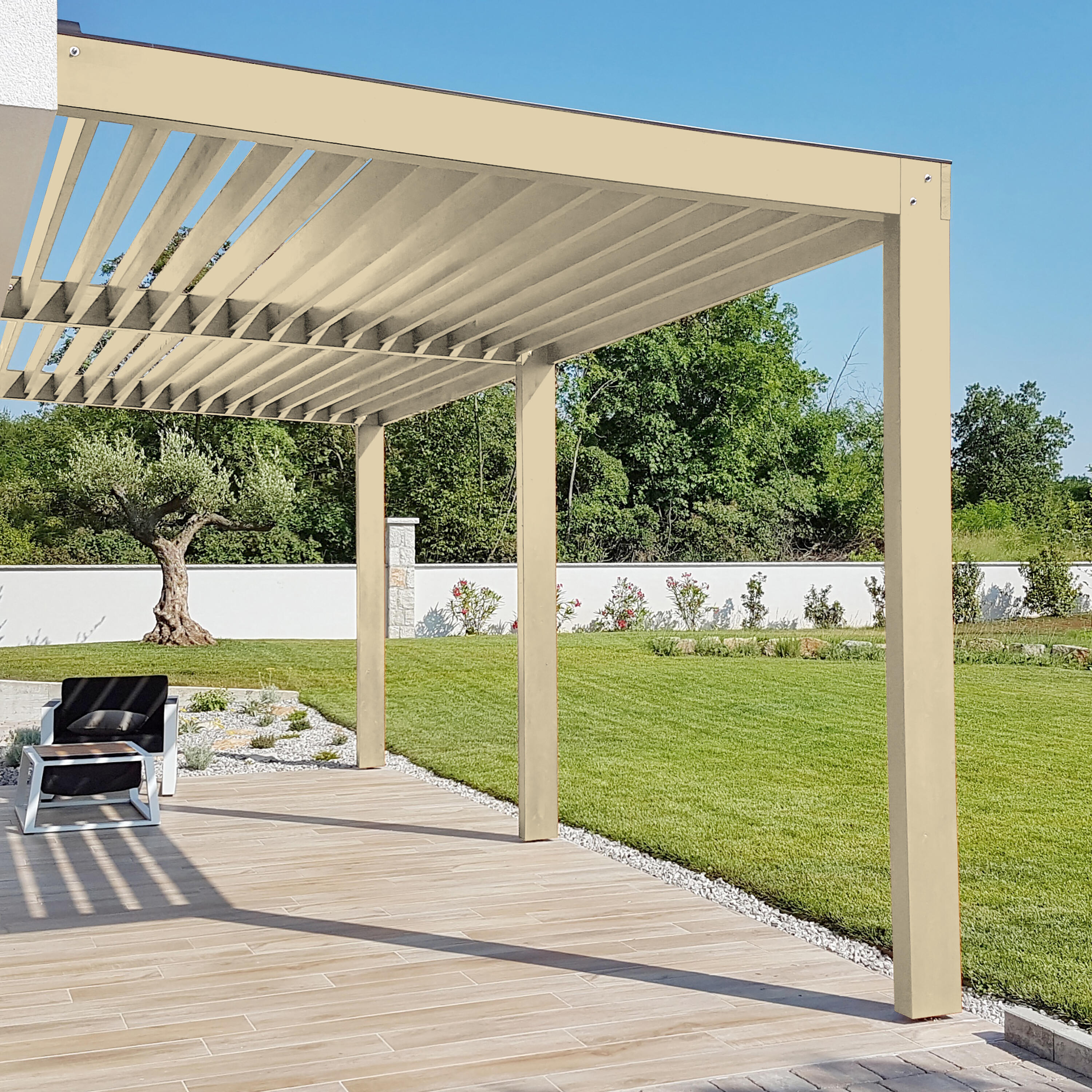 Protector madera exterior color incoloro para caseta de jardín, valla, persiana LUXENS satinado 750 ml base agua - 4