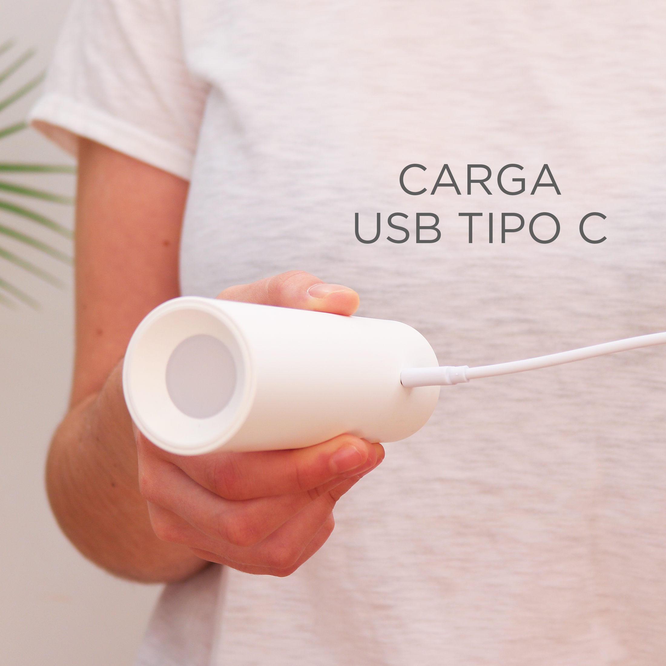 Aplique de pared LED recargable sin cables con interruptor Roll 4 NEW GARDEN blanco carga con batería luz cálida 3000K intensidad regulable IP20 300 lm - 26