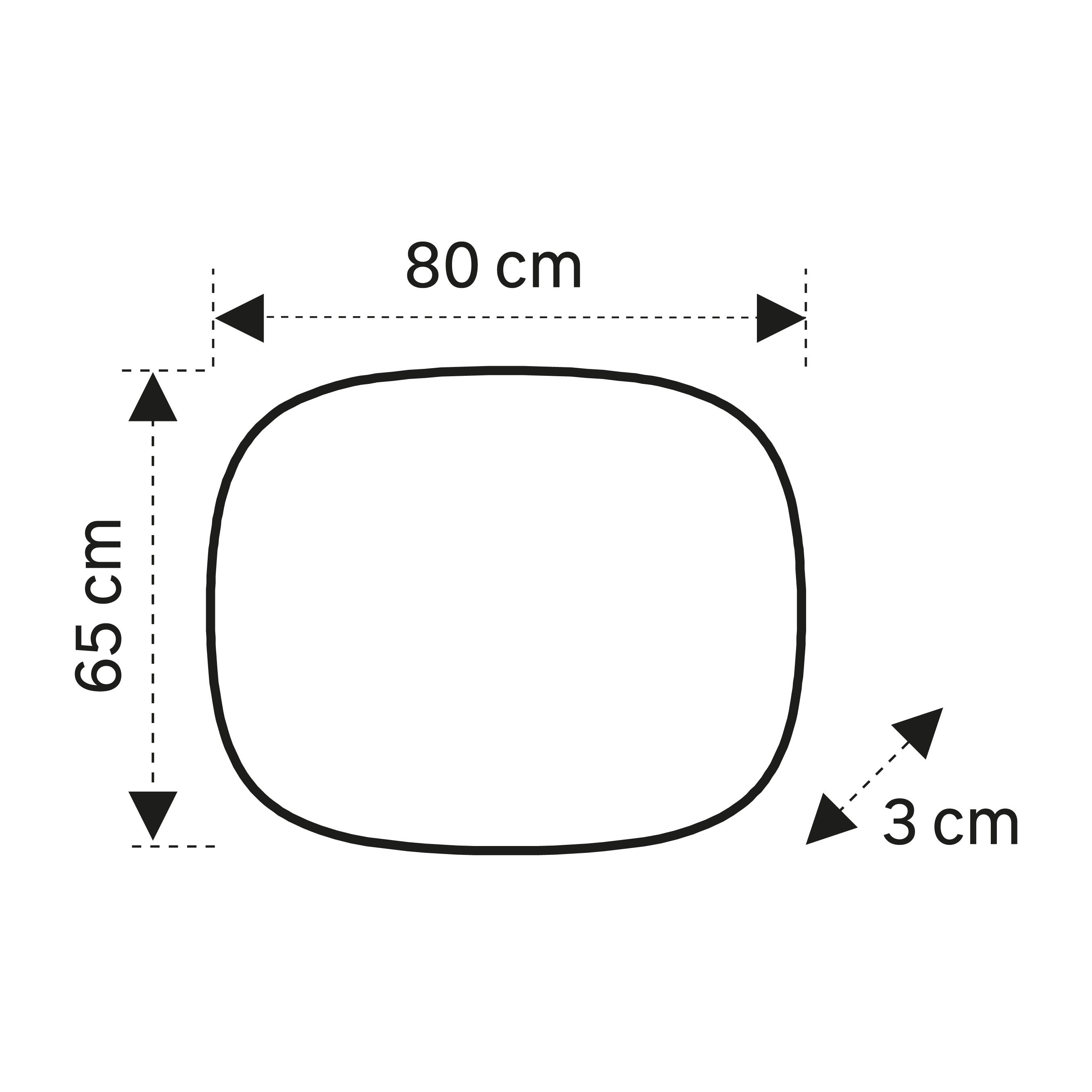 Espelho 65x80 cm iluminação led Sensea Modern Square Round - 6