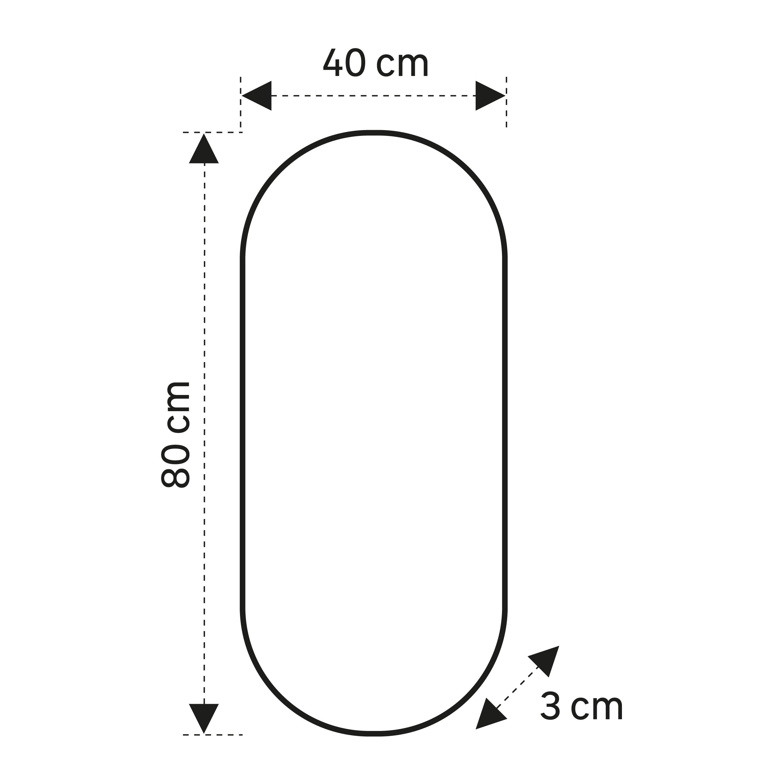 Espejo de baño con luz LED ambiente,  Modern Pill incoloro con antivaho, táctil 40x80cm - 5