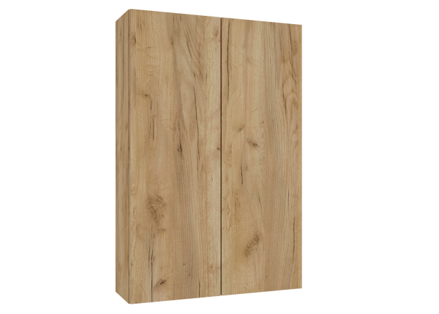 Szafka łazienkowa wisząca Duo 60x20x90 cm złoty dąb Defra