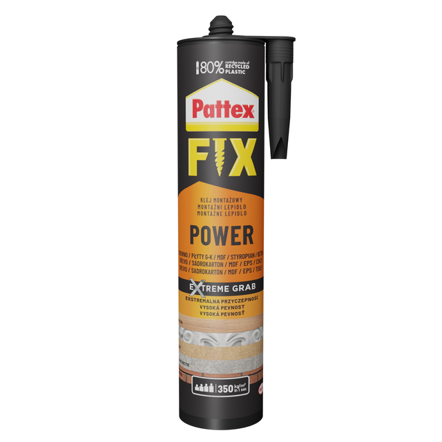 Klej montażowy FIX EXTREME POWER 385 g PATTEX