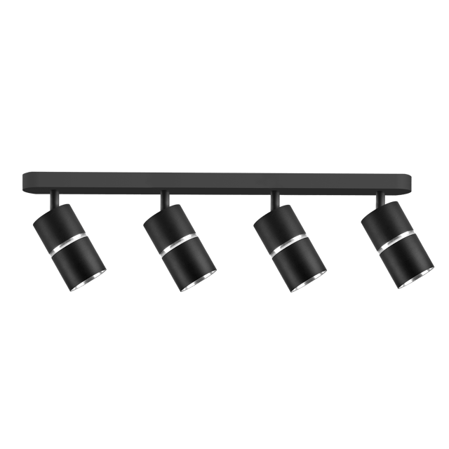 Listwa reflektorowa Bamboo czarna 4 x GU10 Goldlux