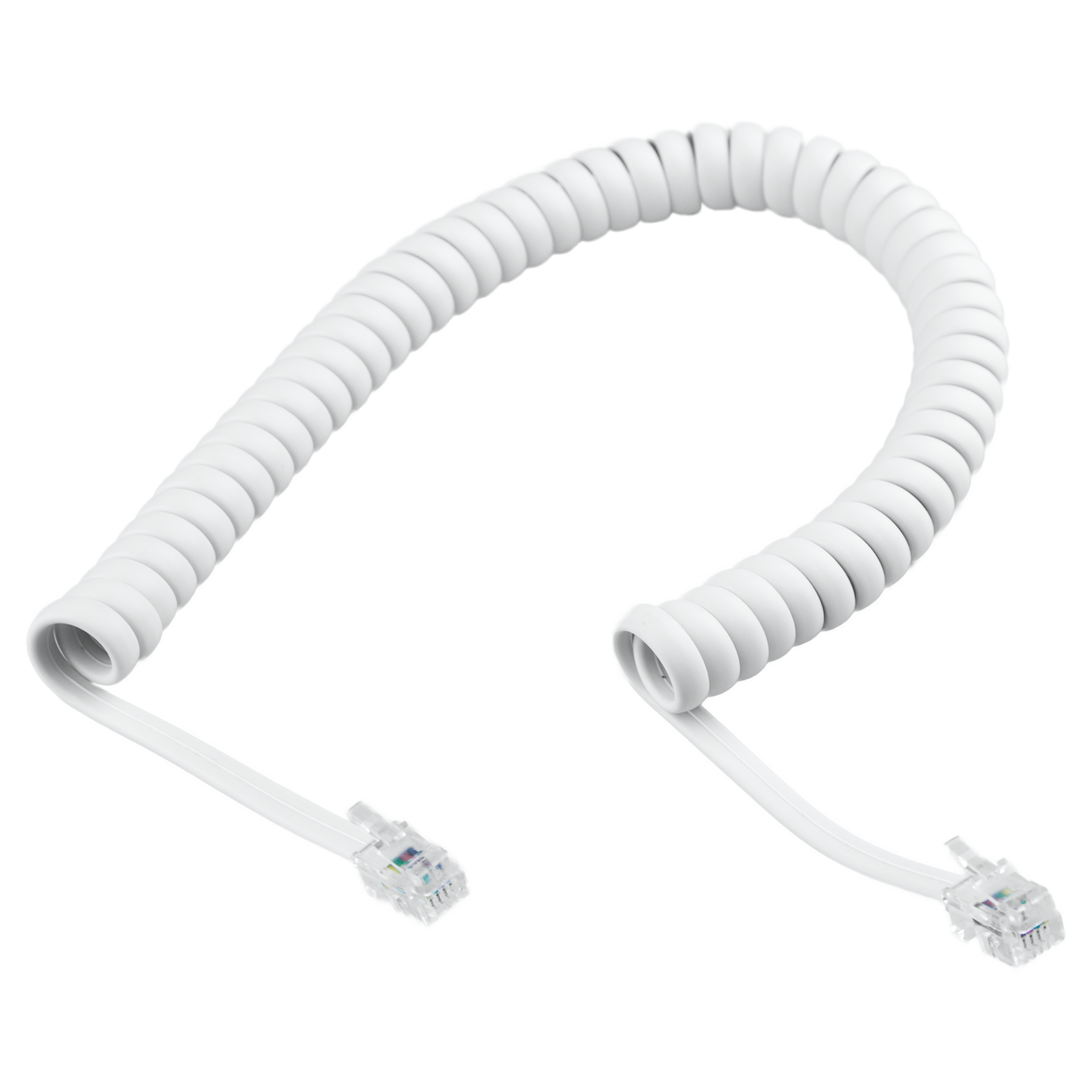 Kabel telefoniczny RJ11 EVODPM211 1,4x1,4 2 m BIAŁY EVOLOGY - 2