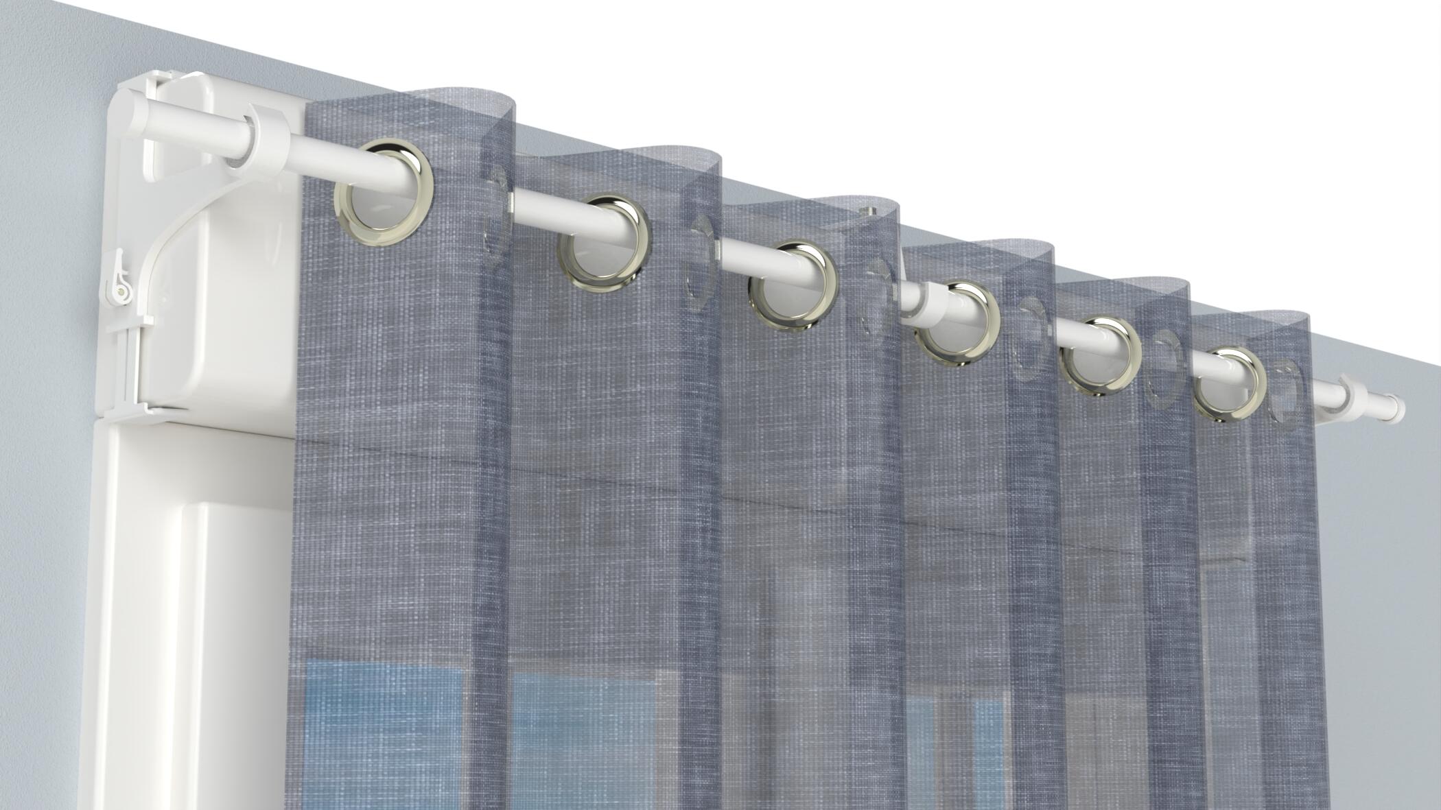 Renfort central support sans perçage Caisson volet, 20/28 mm blanc verni CESSOT - 3