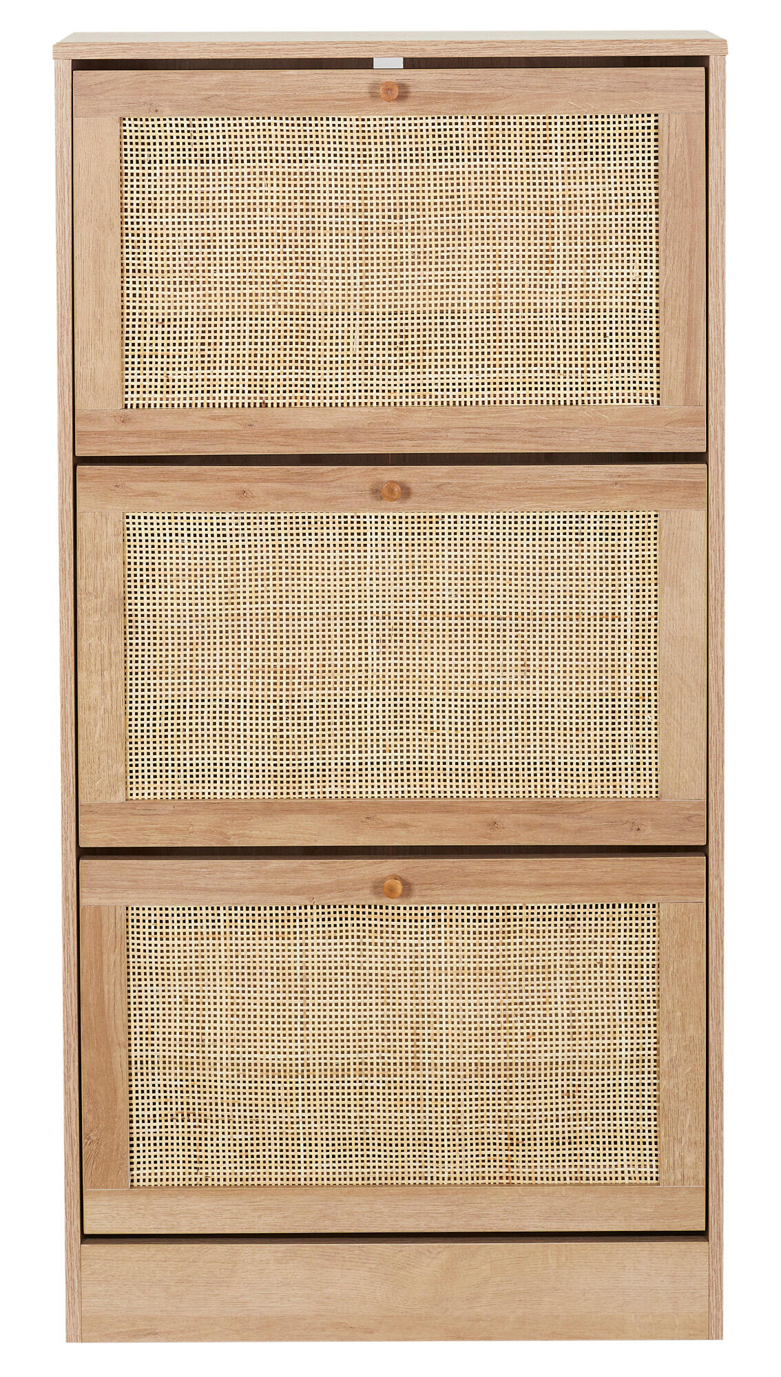 Sapateira Bali com 3 portas castanho 60x24x113cm - 2