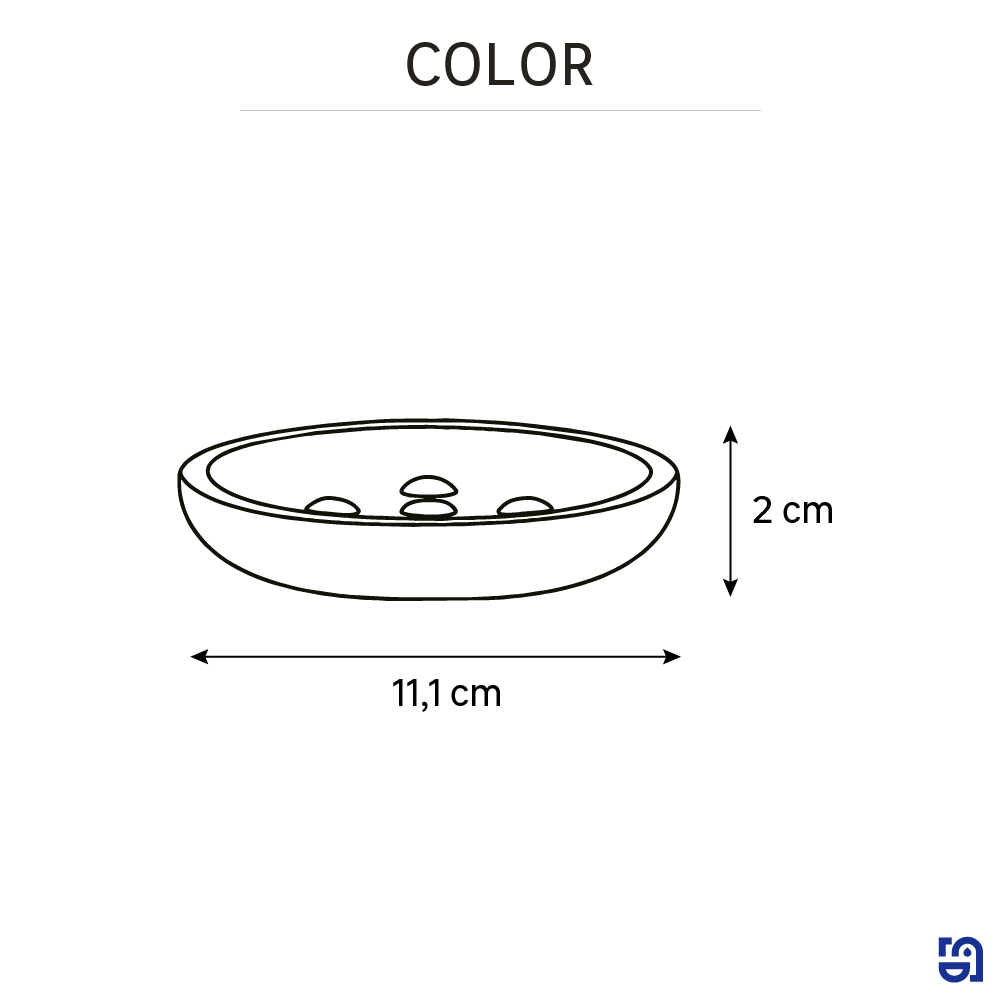 Porte-savon COLOR BLOCK noir SENSEA - 5
