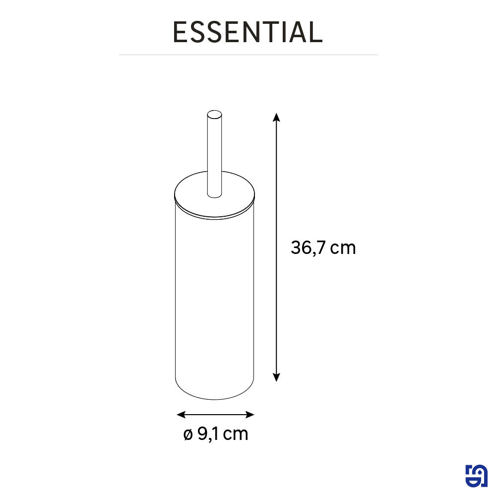 Szczotka WC Essential Sensea - 3