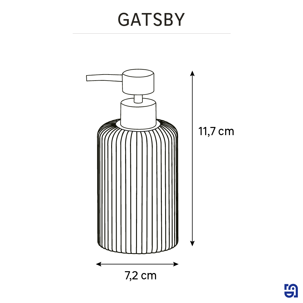 Doseador branco transparente Sensea Gatsby - 6