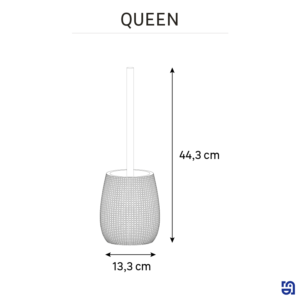 Szczotka WC queen SENSEA - 3