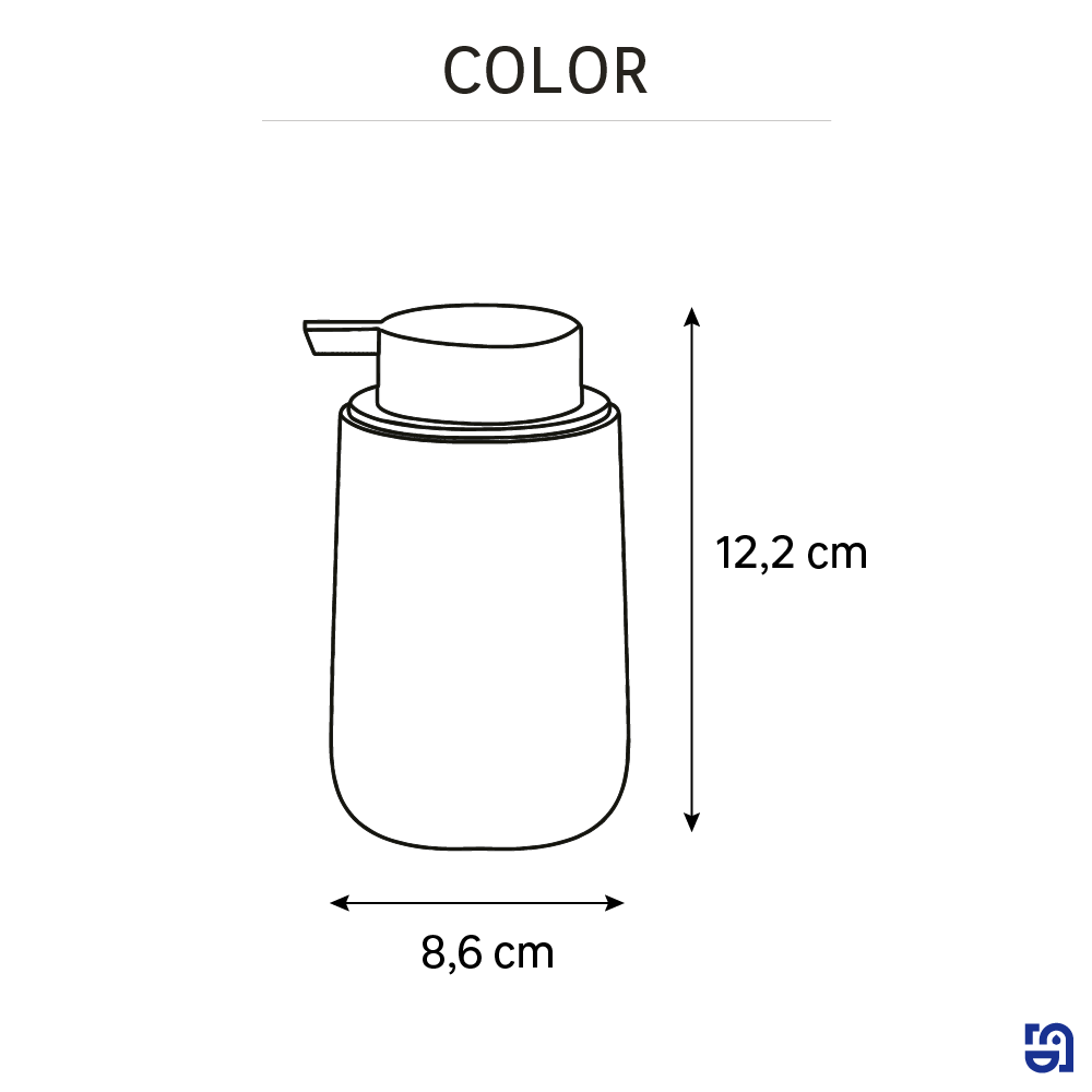 Doseador cinzento Sensea Color - 6