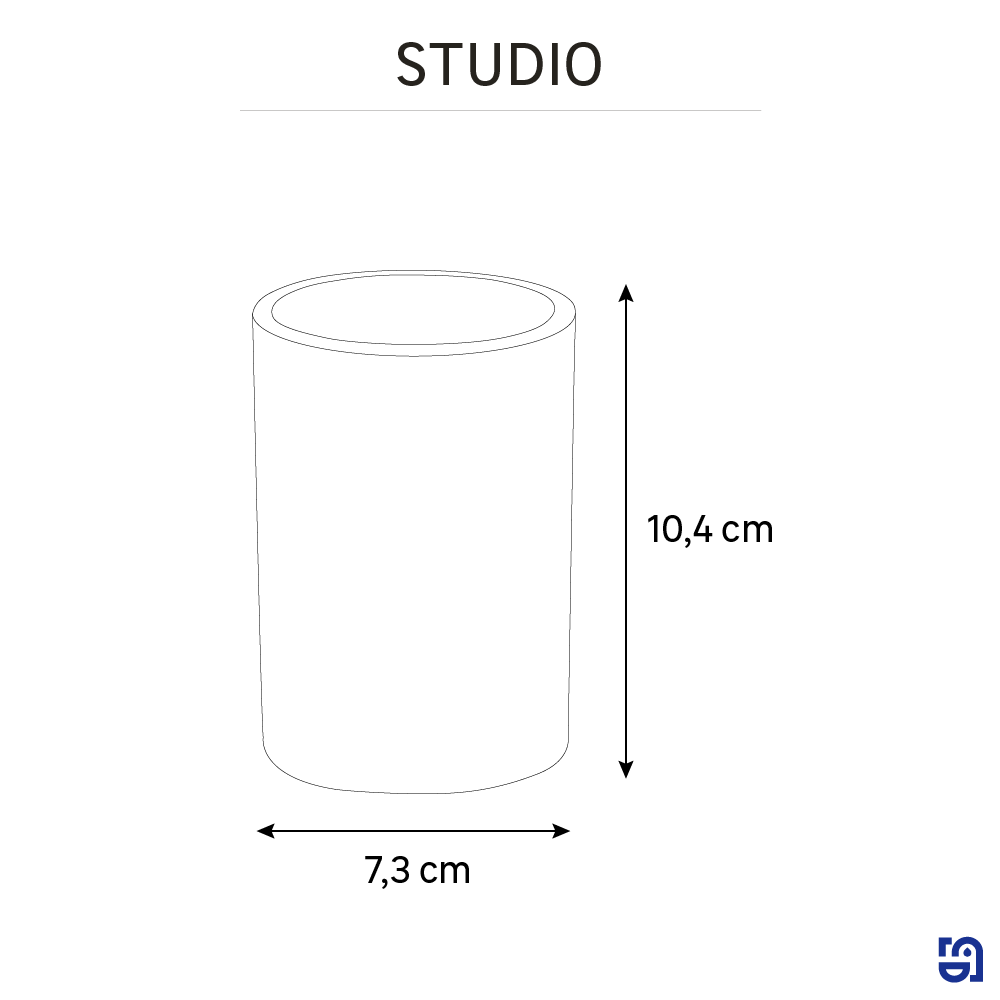 Copo branco transparente Sensea Studio - 5