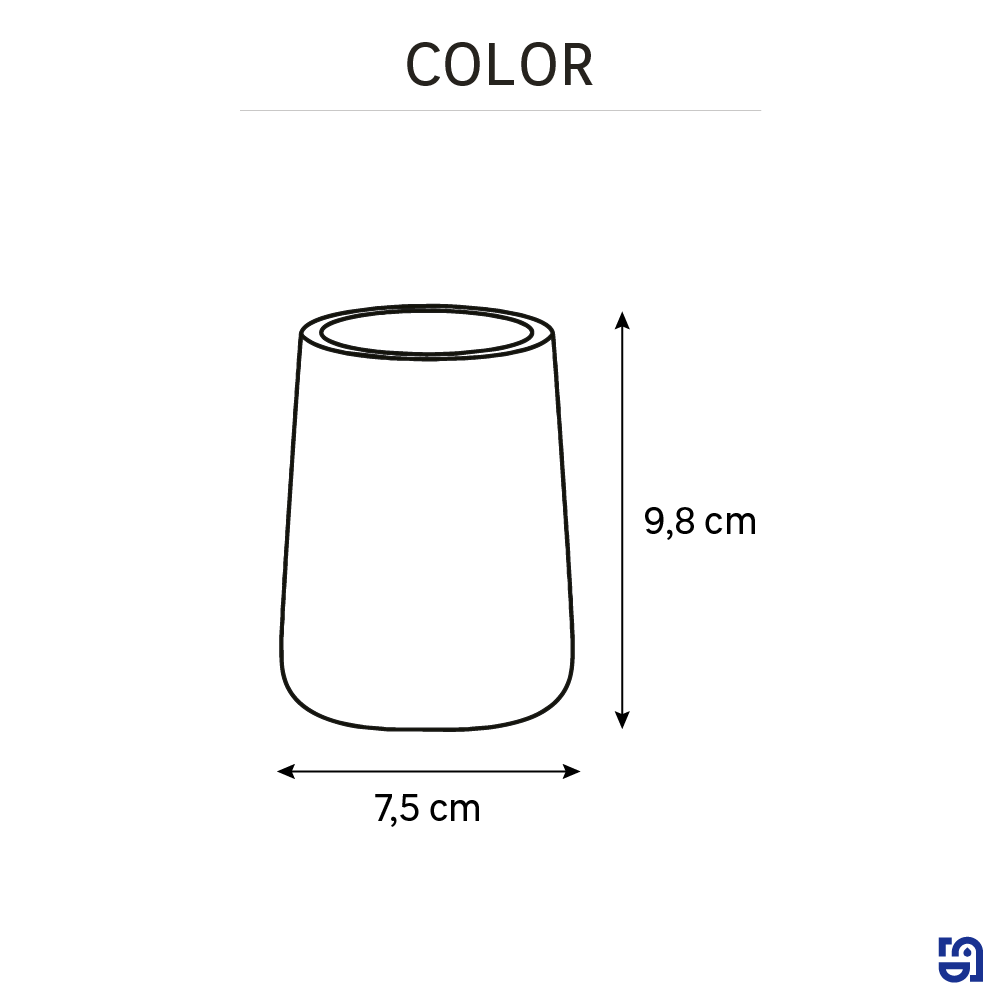 Copo branco Sensea Color - 6