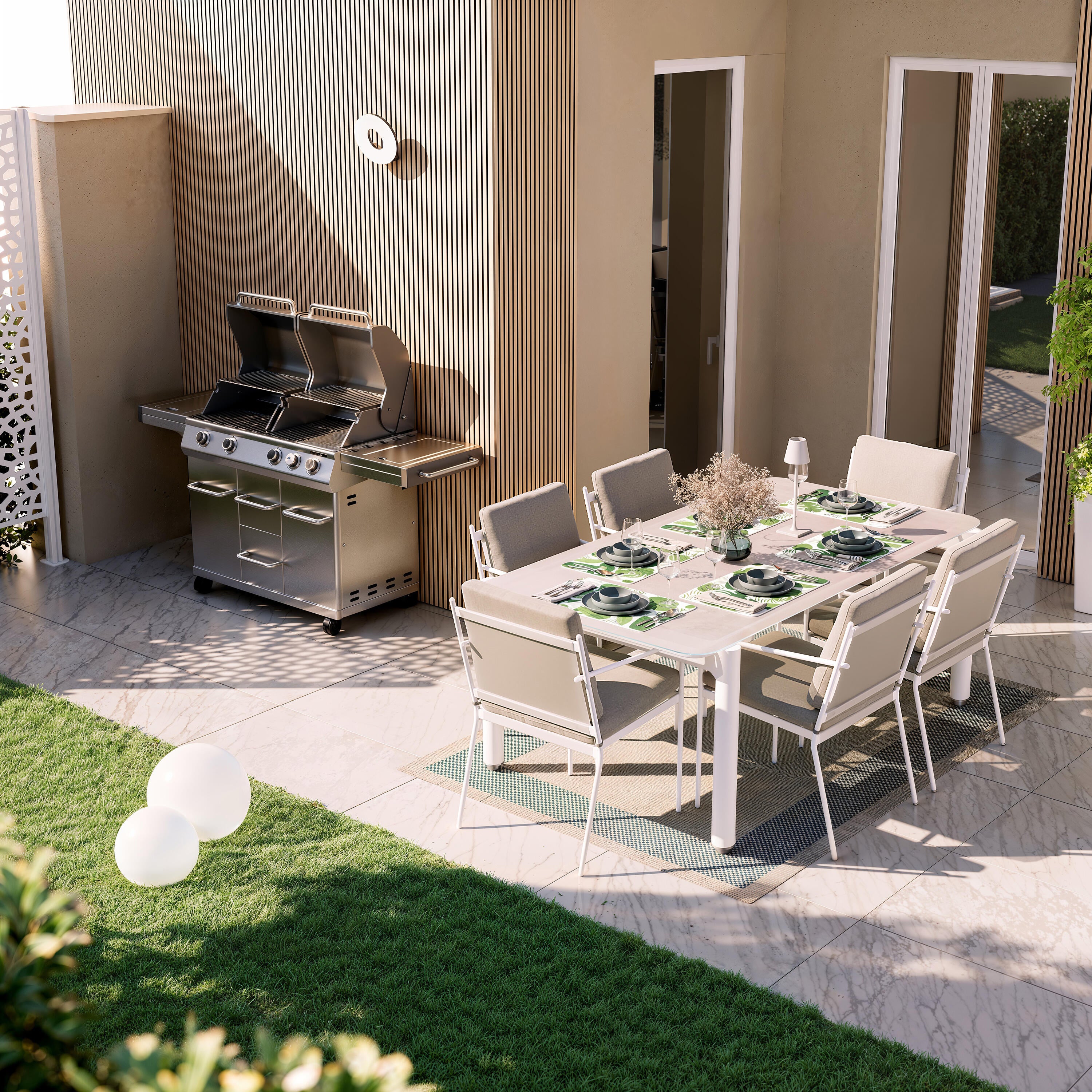 Barbecue a gas NATERIAL Hudson 3 bruciatori + 1 laterale extra - 3