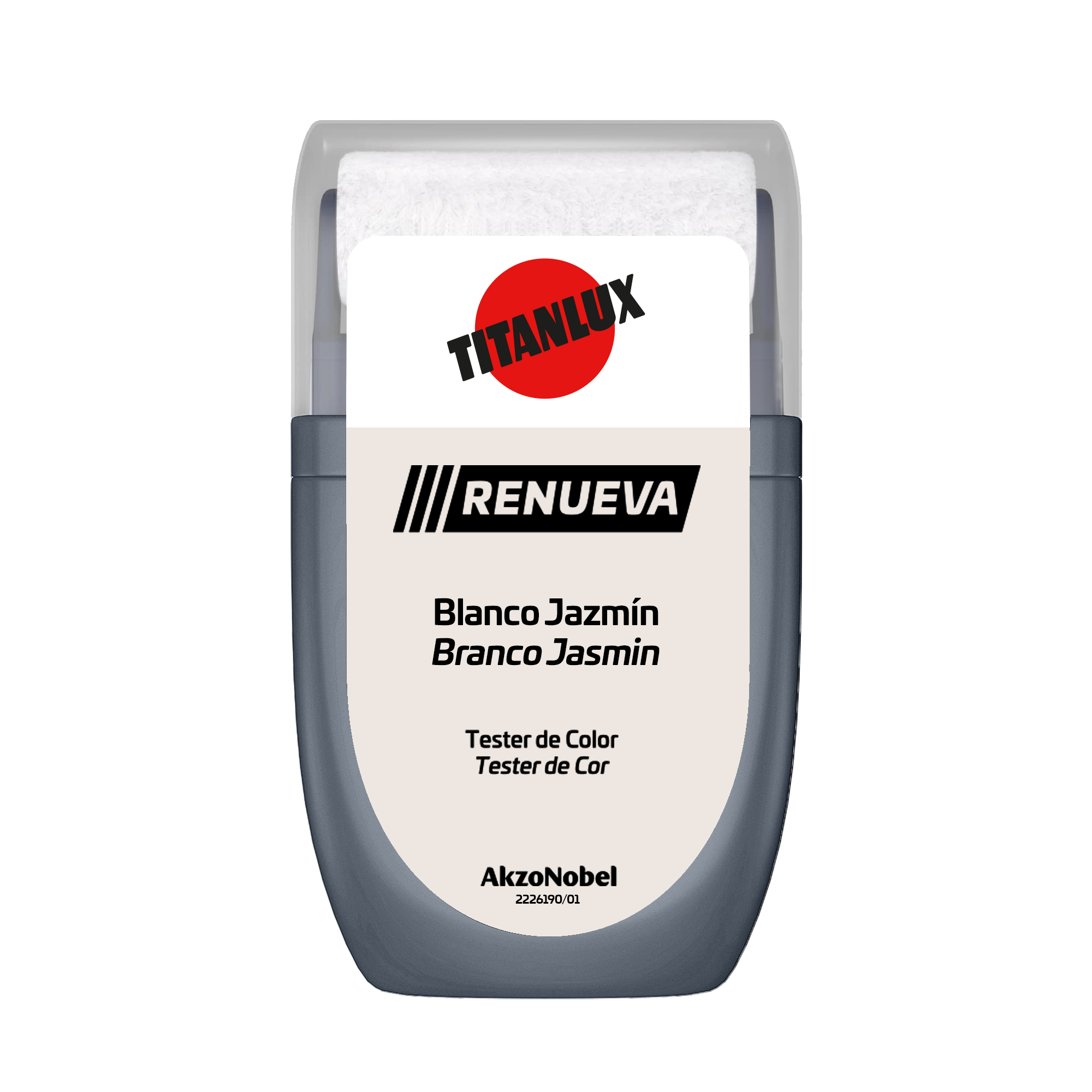 Tester de pintura Renueva TITANLUX color jazmín mate 30ml para paredes y techos - 2