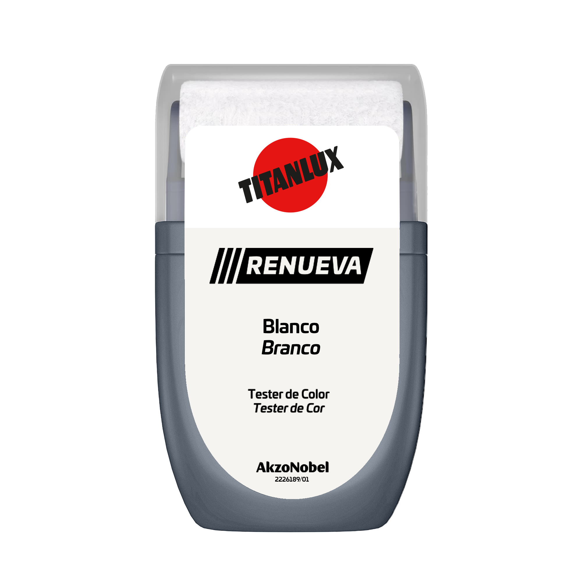Tester de pintura Renueva TITANLUX color blanco mate 30ml para paredes y techos - 2
