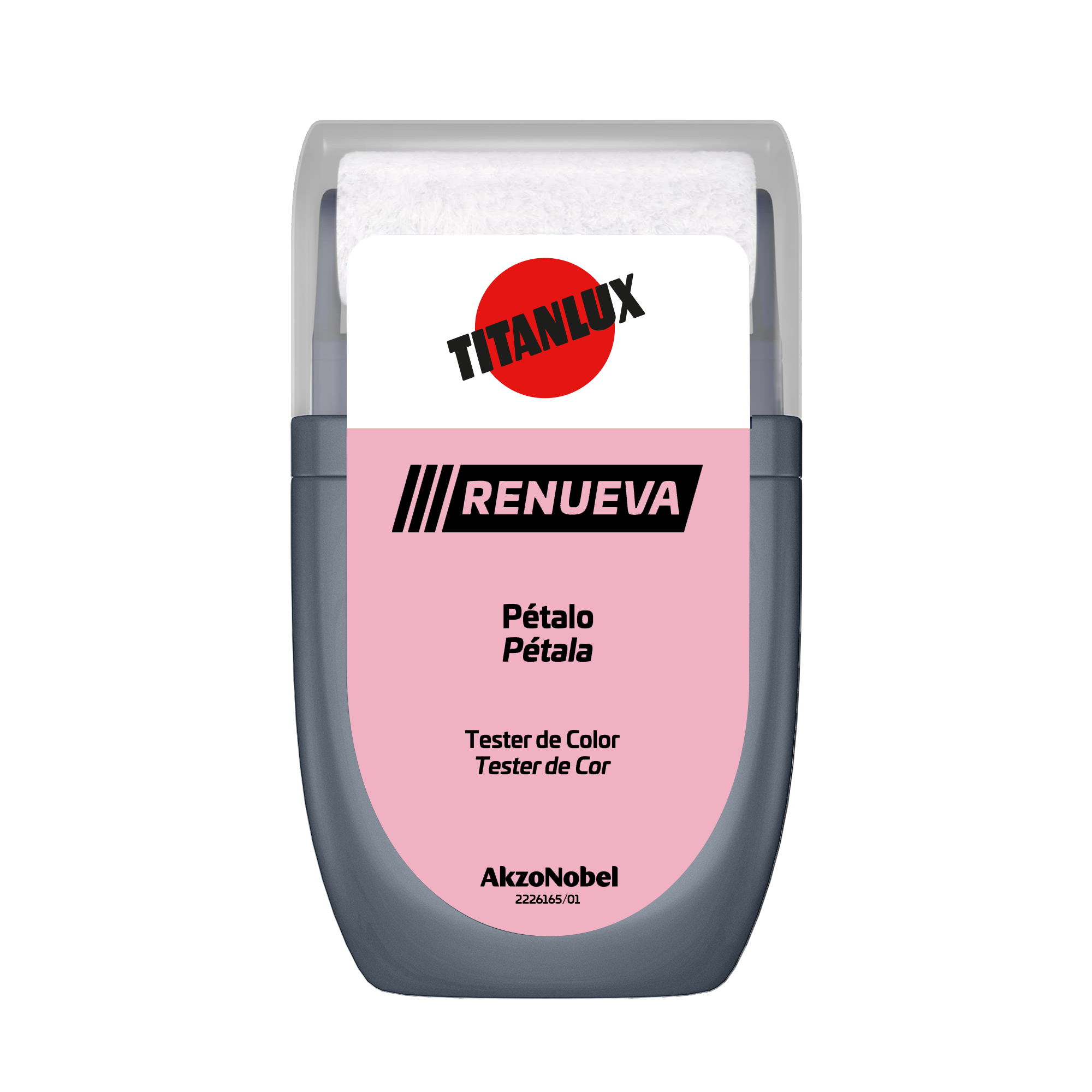 Tester de pintura Renueva TITANLUX color petalo mate 30ml para paredes y techos - 2