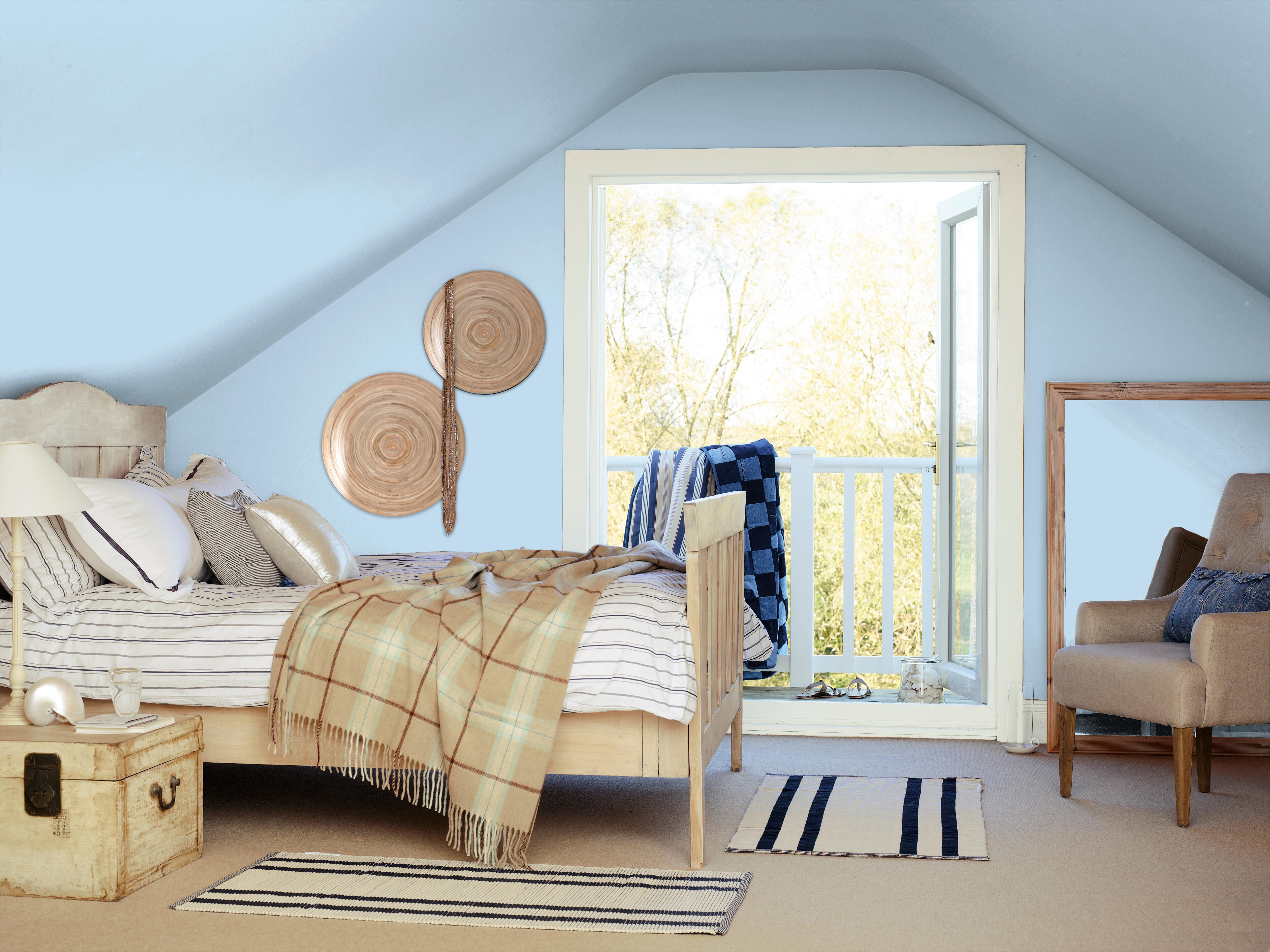 Tester de pintura Renueva TITANLUX color azul rio mate 30ml para paredes y techos - 5