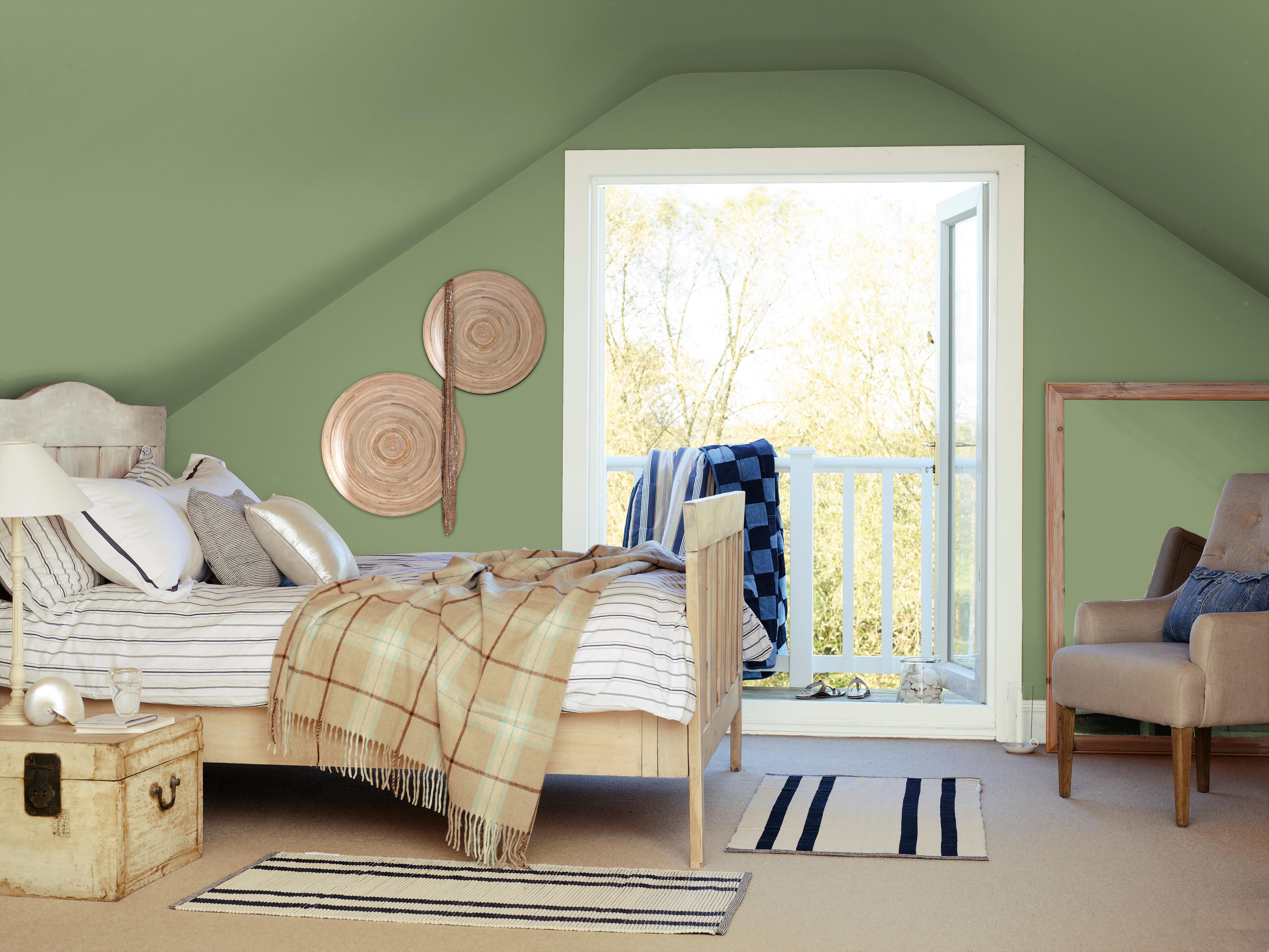 Tester de pintura Renueva TITANLUX color verde laurel mate 30ml para paredes y techos - 5